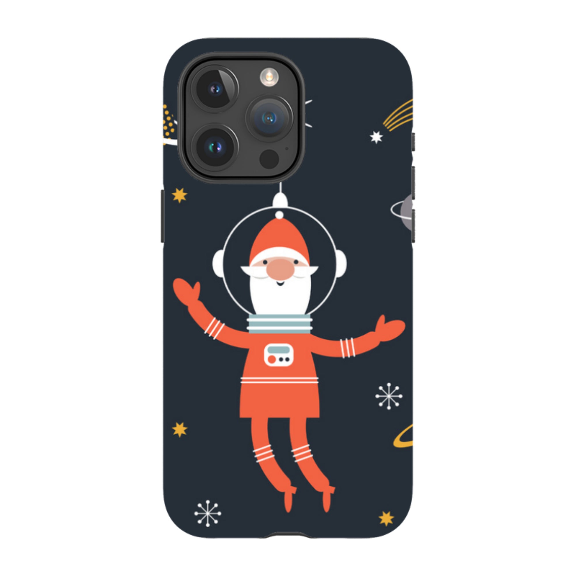 iPhone Tough Case - Cosmic Santa