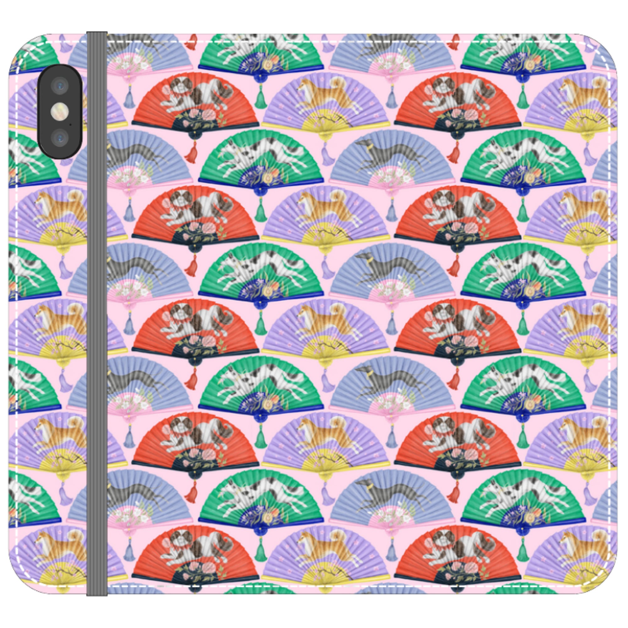 Dog Fan Wallet Case By Catherine Rowe