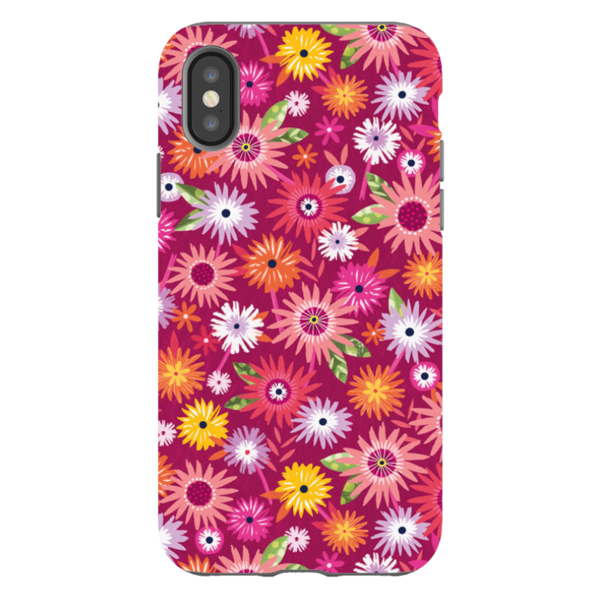 iPhone Tough Case - Blooms V By Ali Brookes