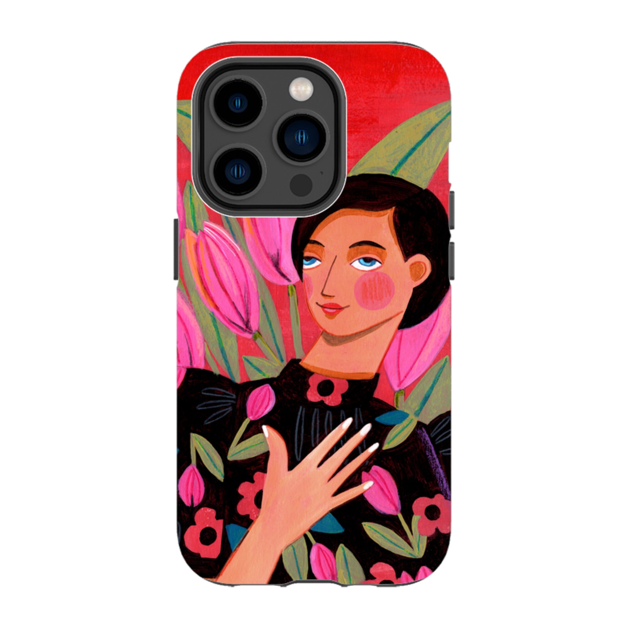iPhone MagSafe Tough Case -  Tulip Woman By Caroline Bonne Muller