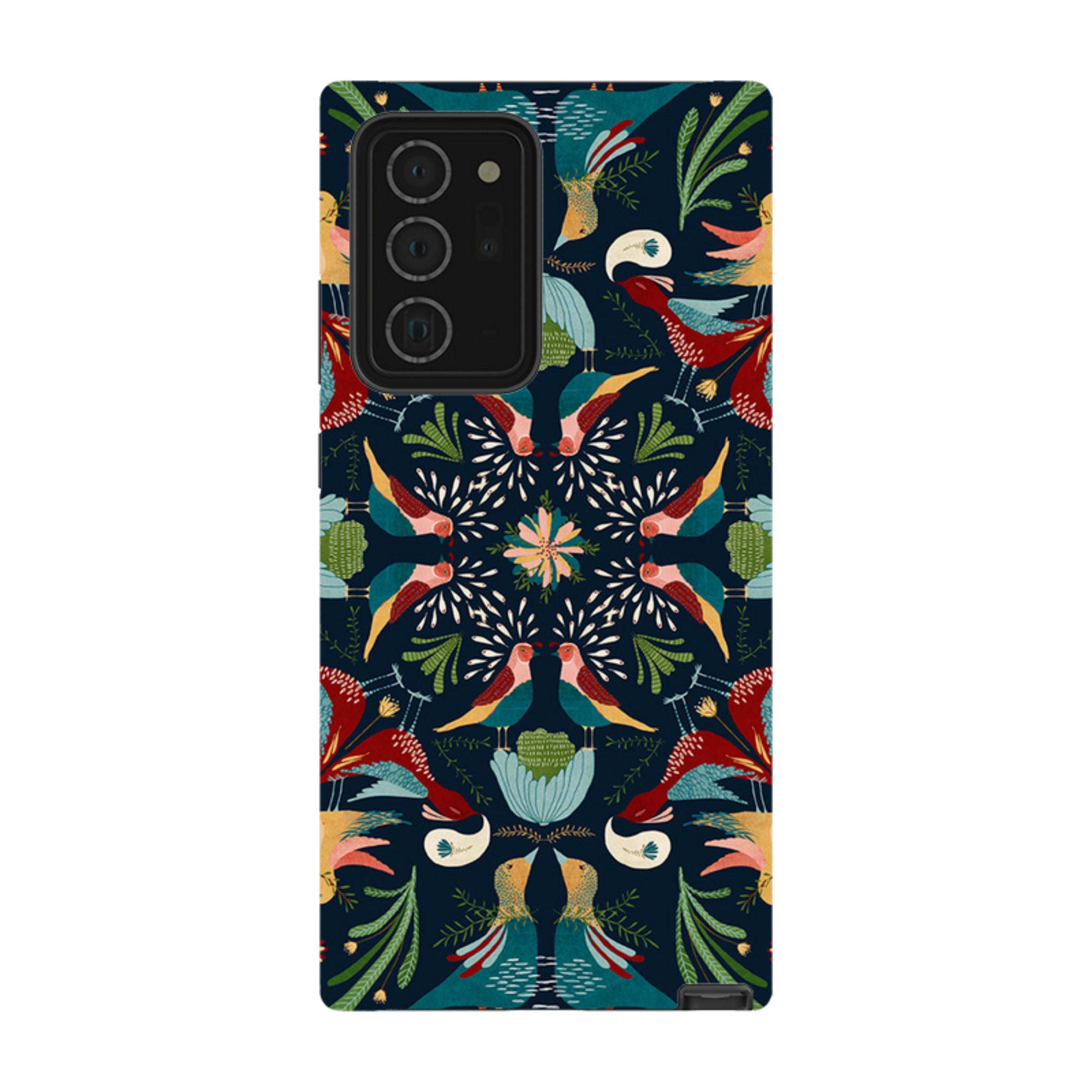 Samsung Tough Case - Navy Hanky By Katherine Quinn