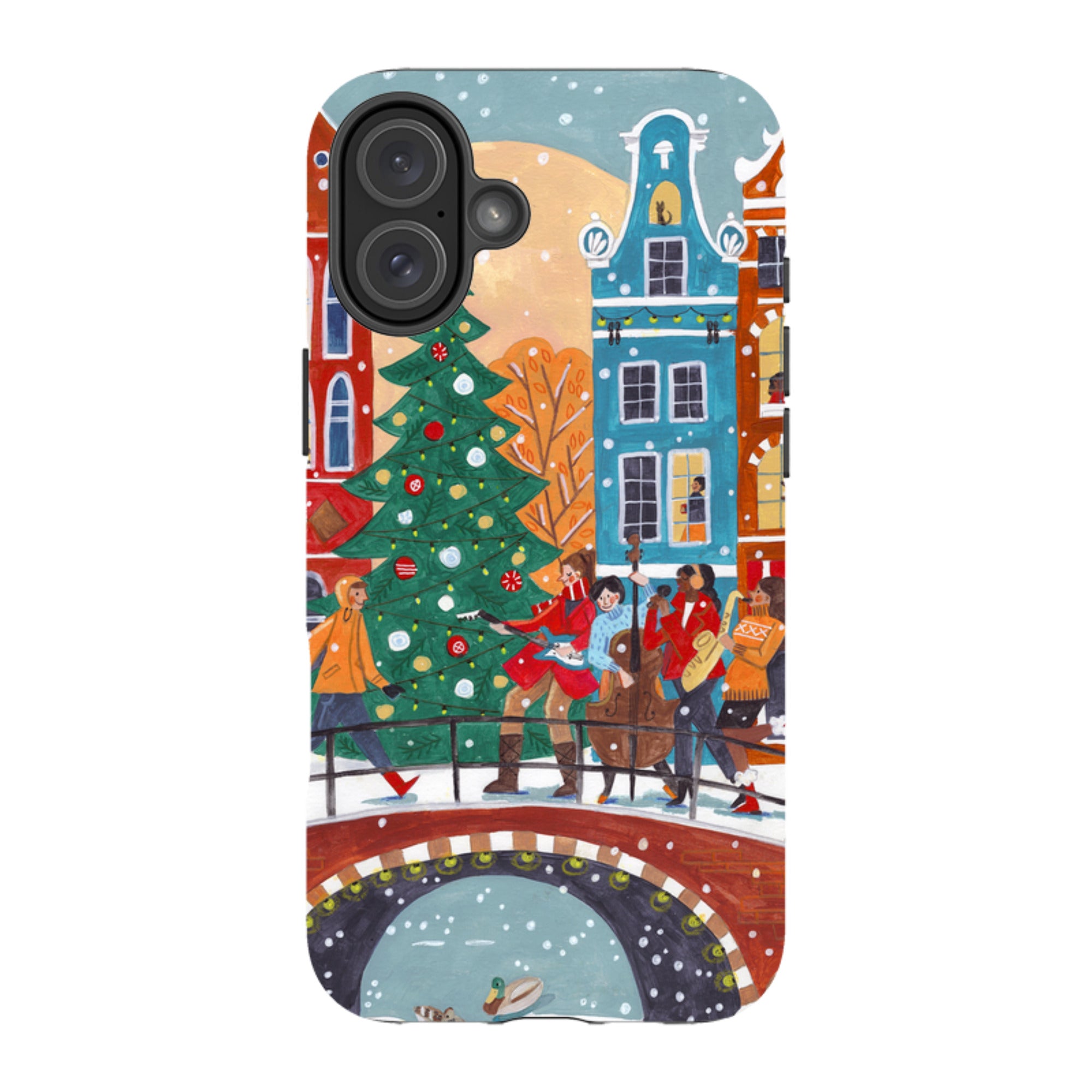 iPhone MagSafe Tough Case - Christmas Music Amsterdam By Caroline Bonne Muller