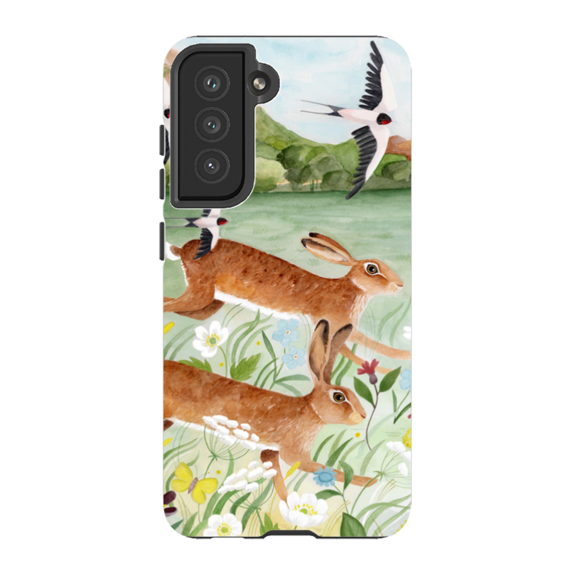 Samsung Tough Case - Hares By Bex Parkin
