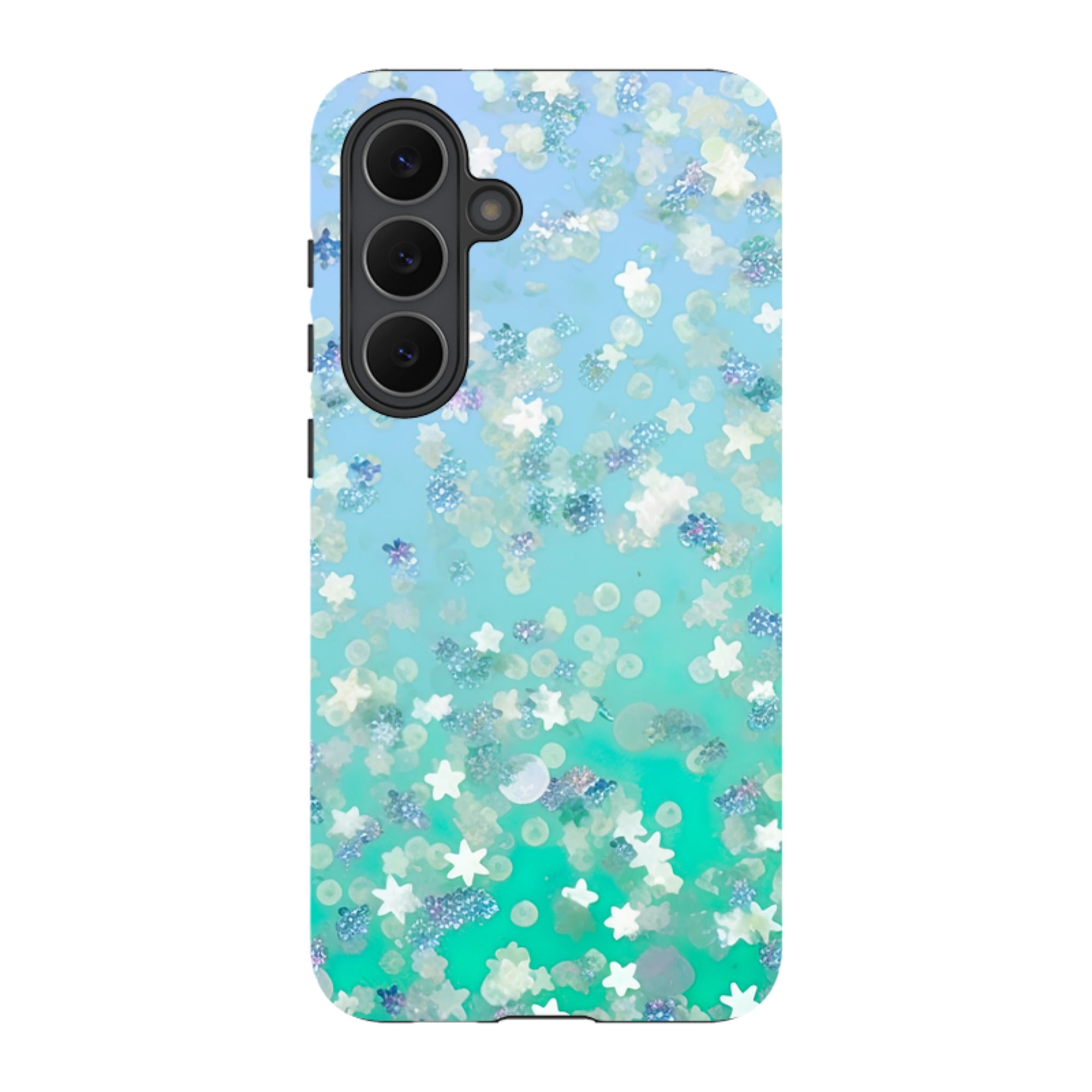 Samsung Tough Case - Green Stars