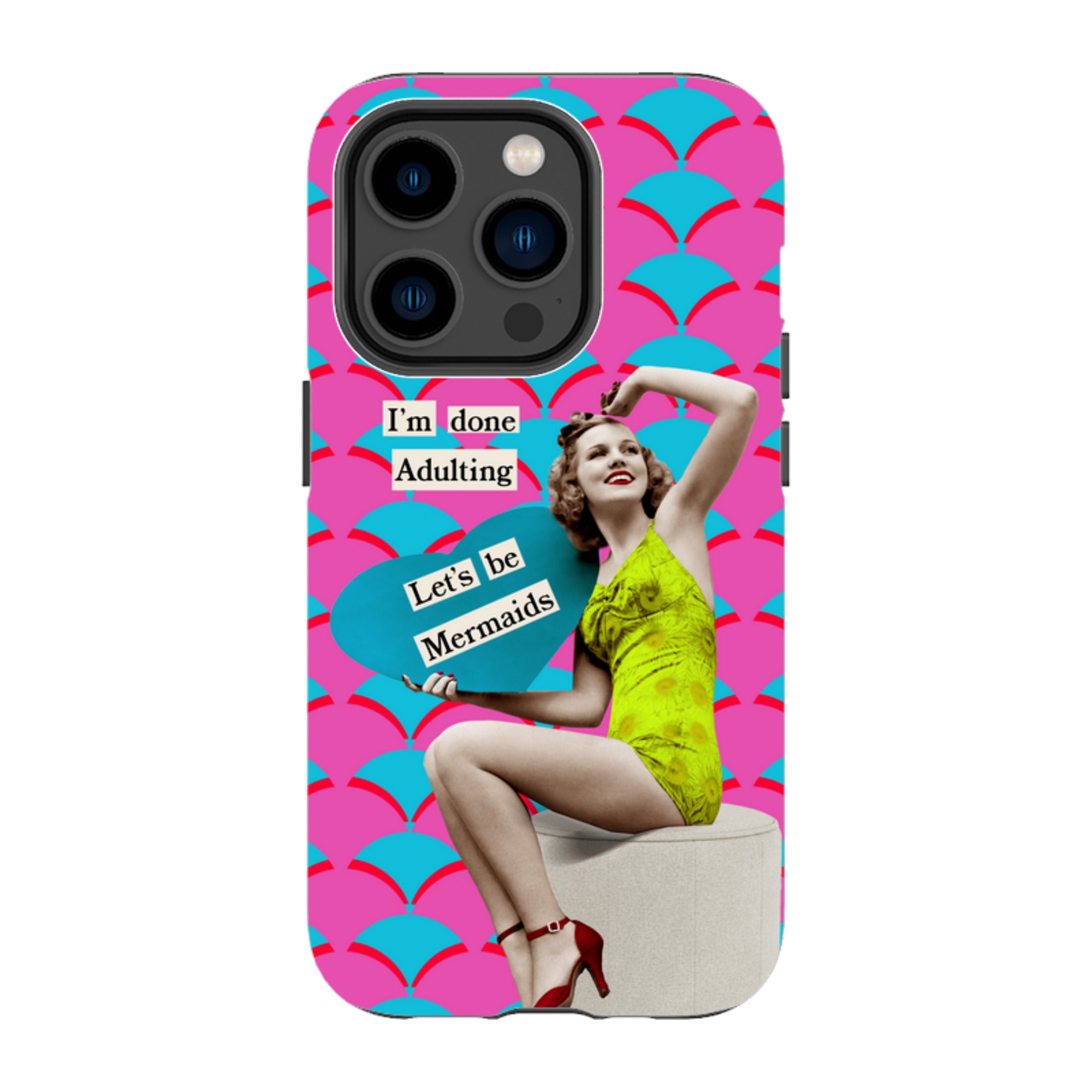 iPhone Tough Case - Mermaid By Clare Jordan