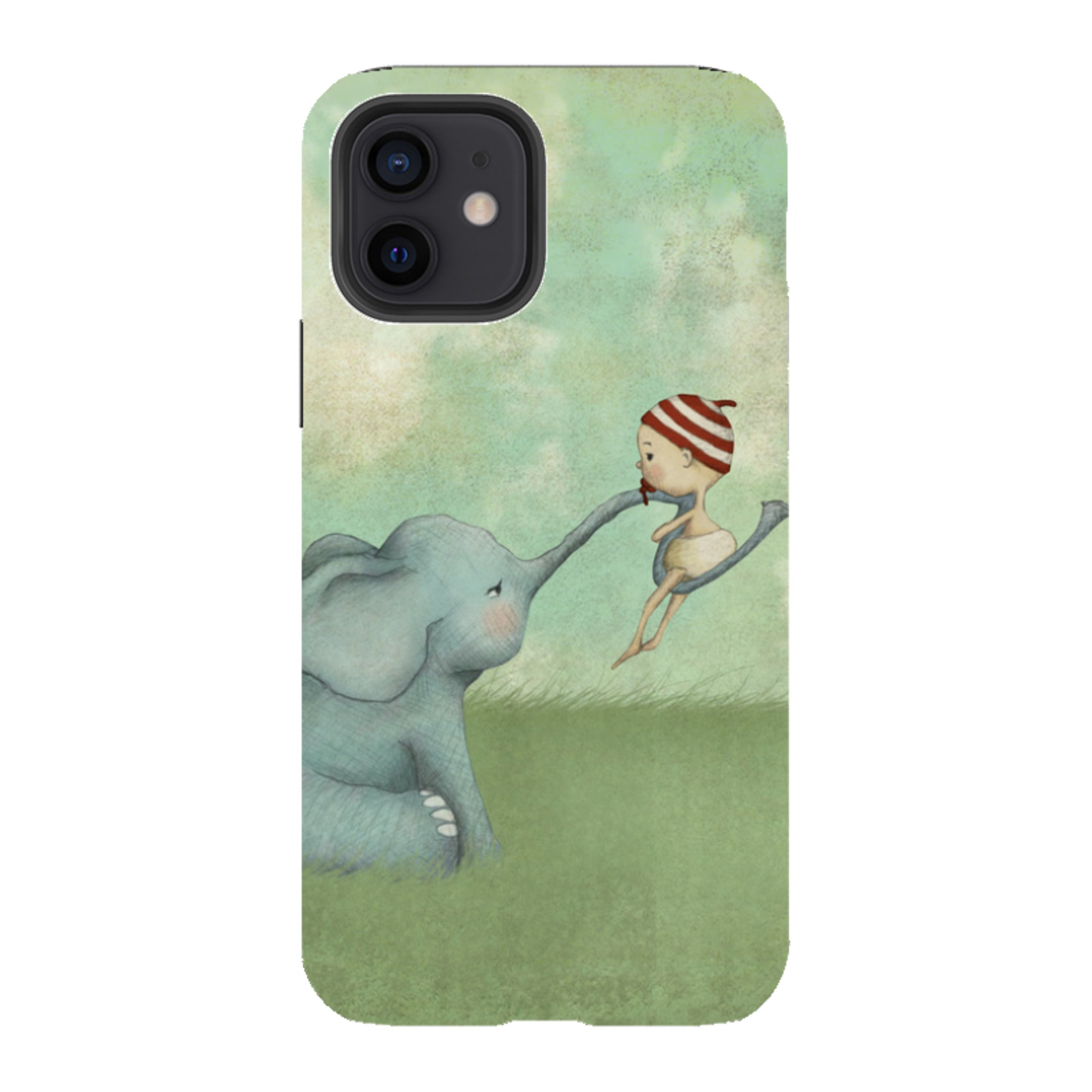 iPhone Tough Case - Elephant Baby By Maja Lindberg