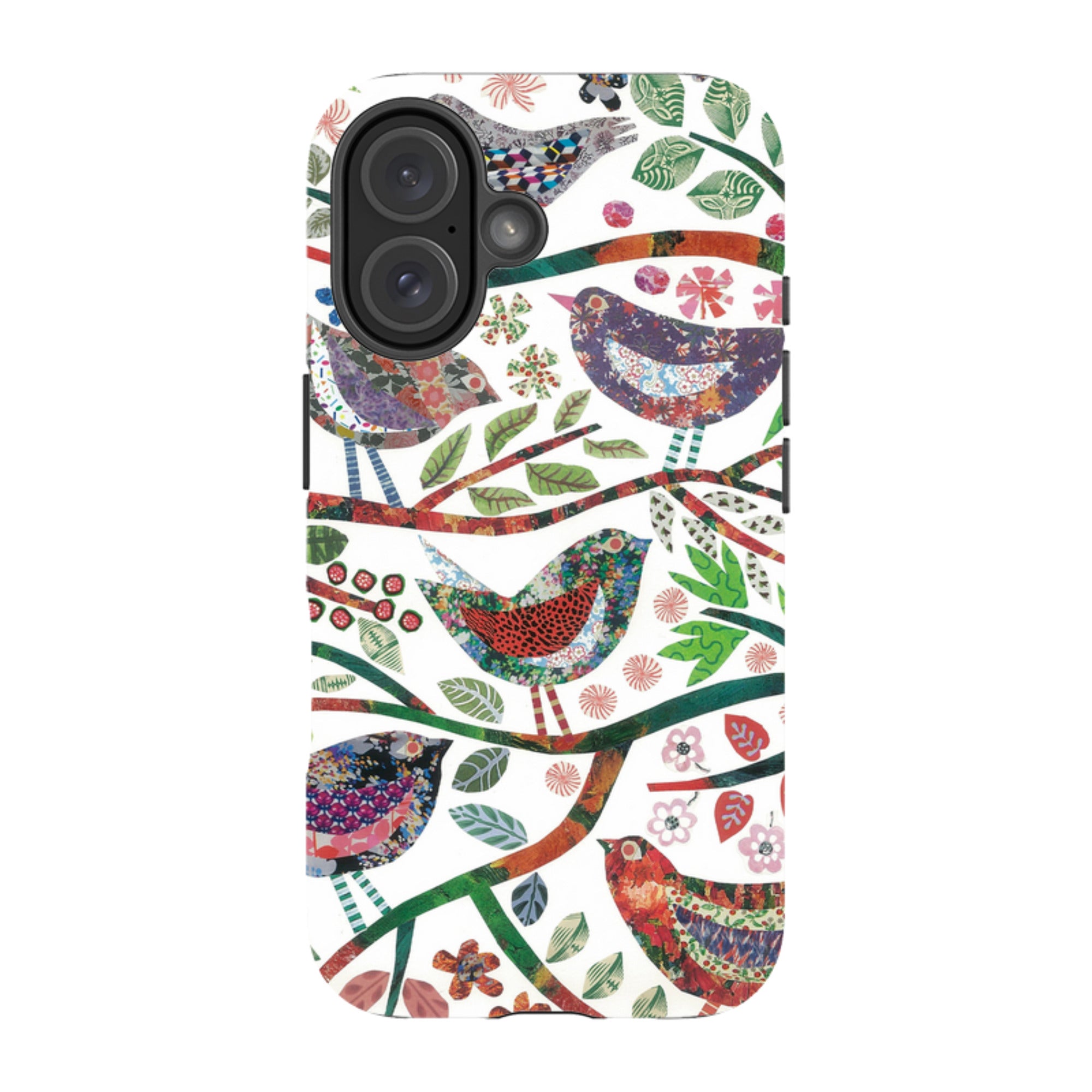 iPhone Tough Case - Vintage Birds By Jane Robbins