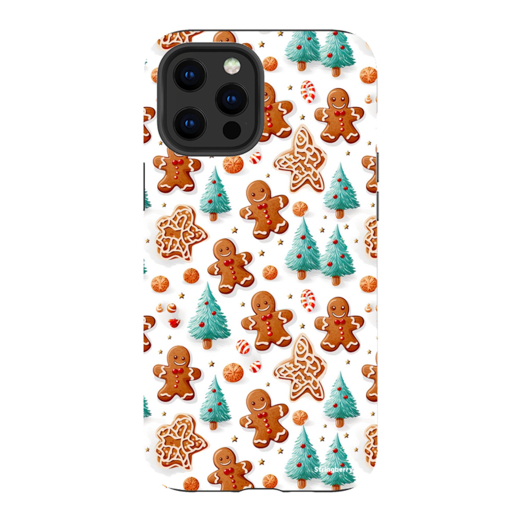 iPhone Tough Case - Ginger Bread Xmas
