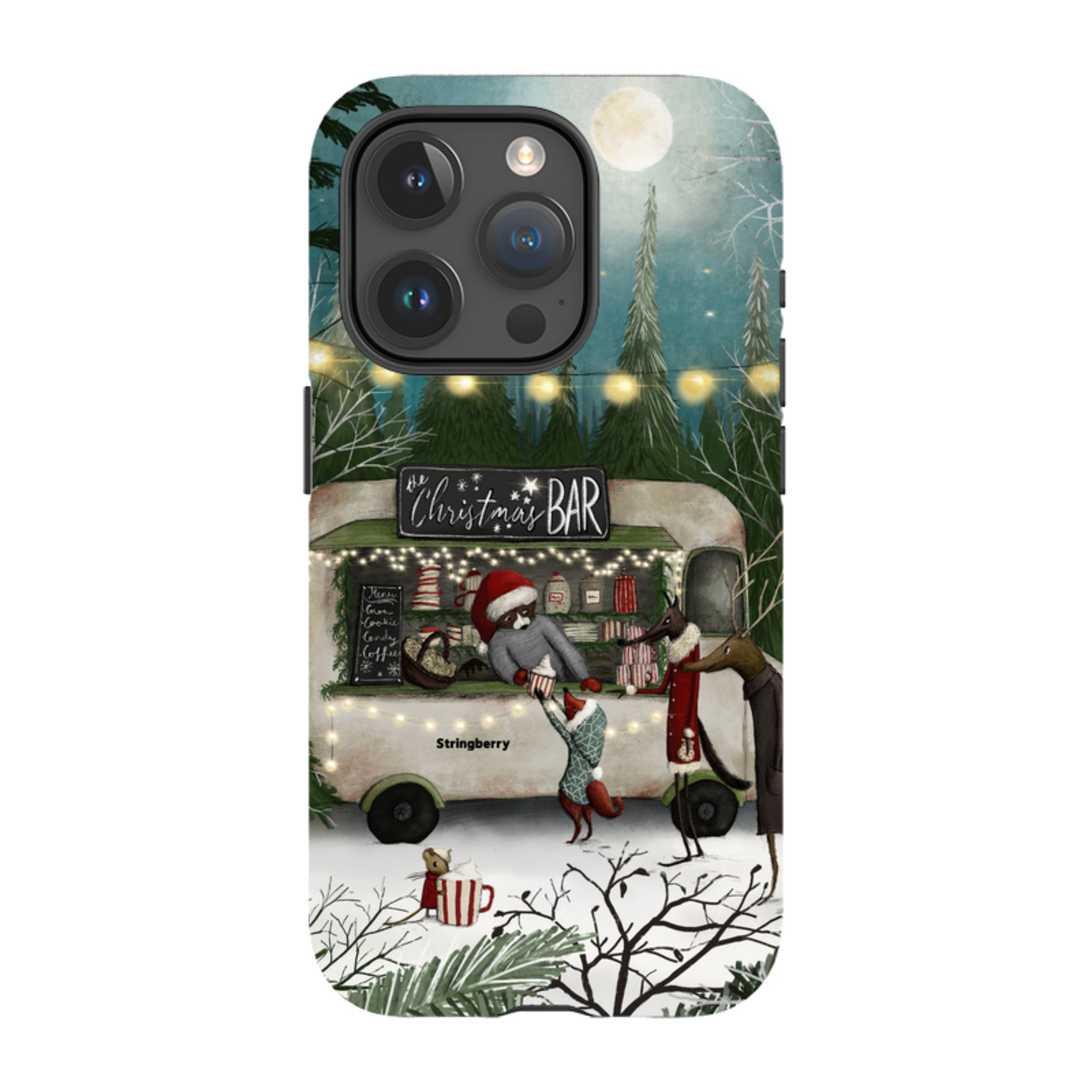 iPhone Tough Case - Christmas Bar By Maja Lindberg