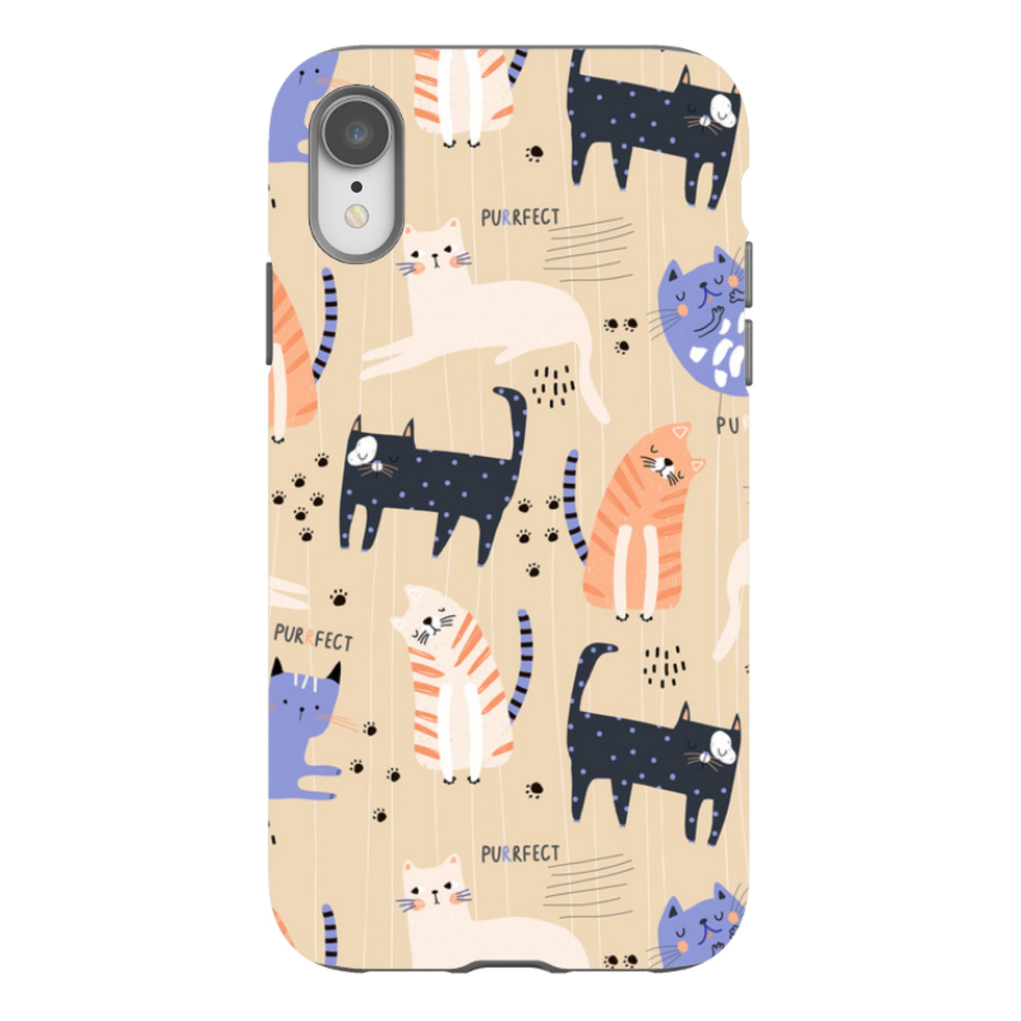 iPhone Tough Case - Purrfect