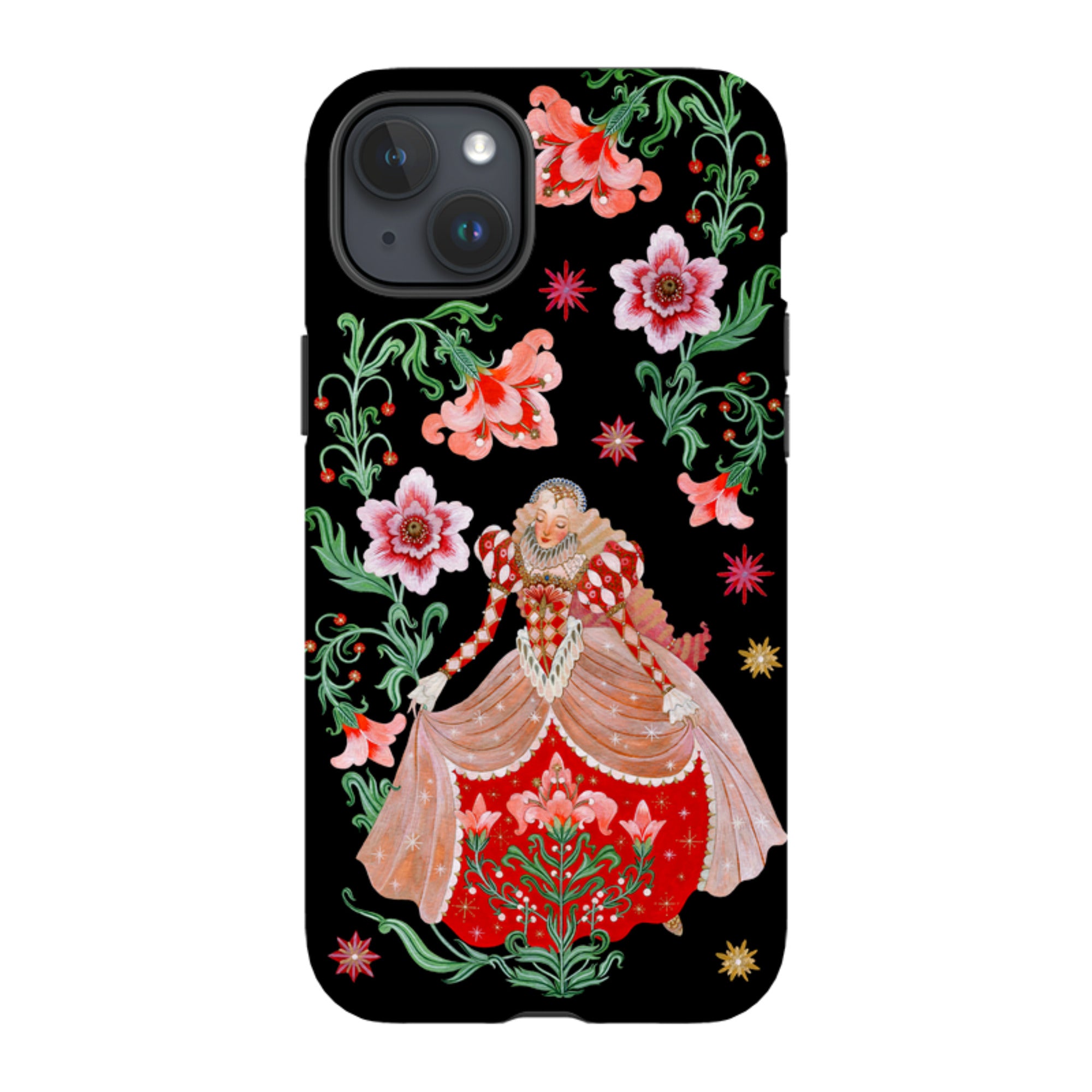iPhone Tough  Case - Nine Ladies Dancing By Maria Matos