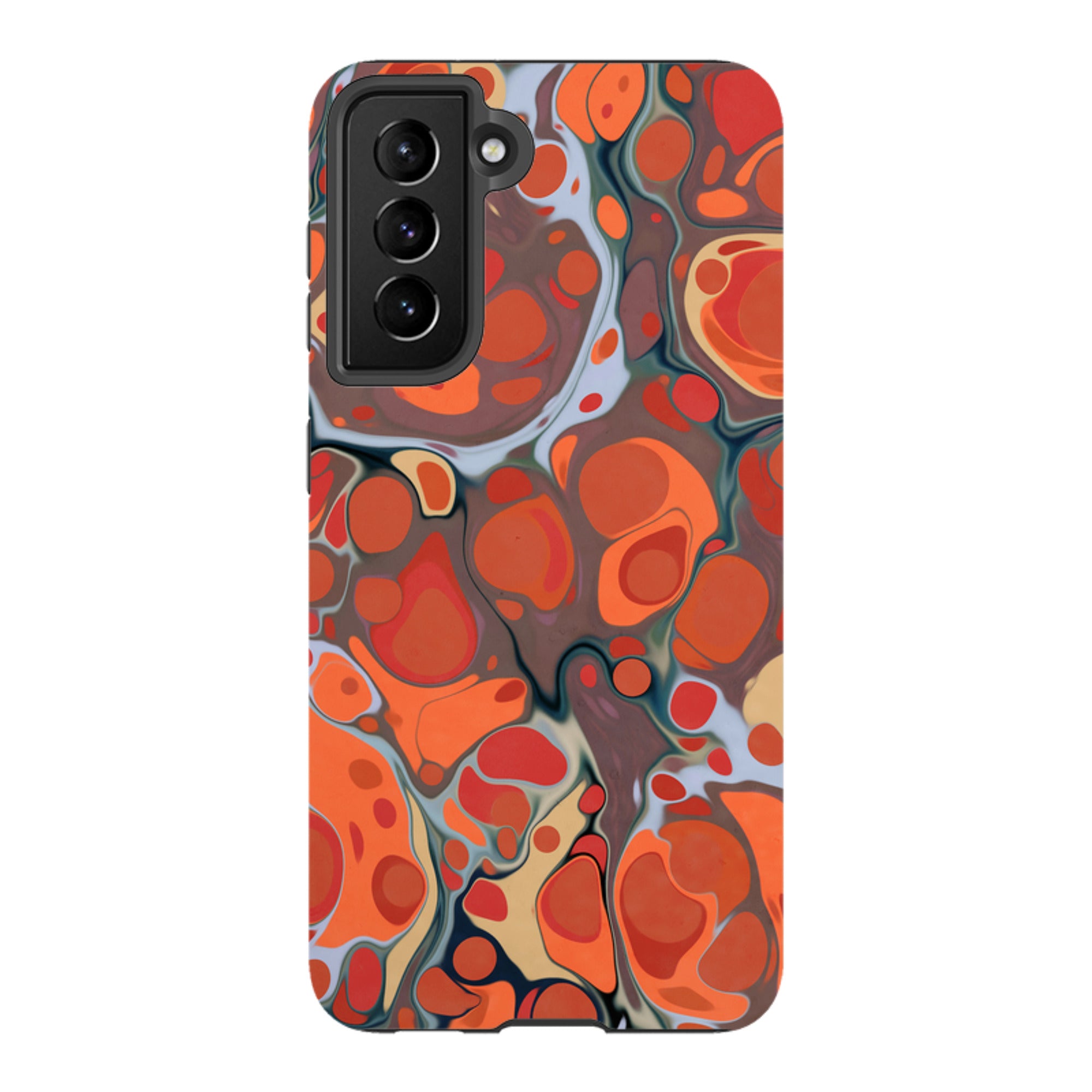 Samsung Tough Case - Flaming Volcano