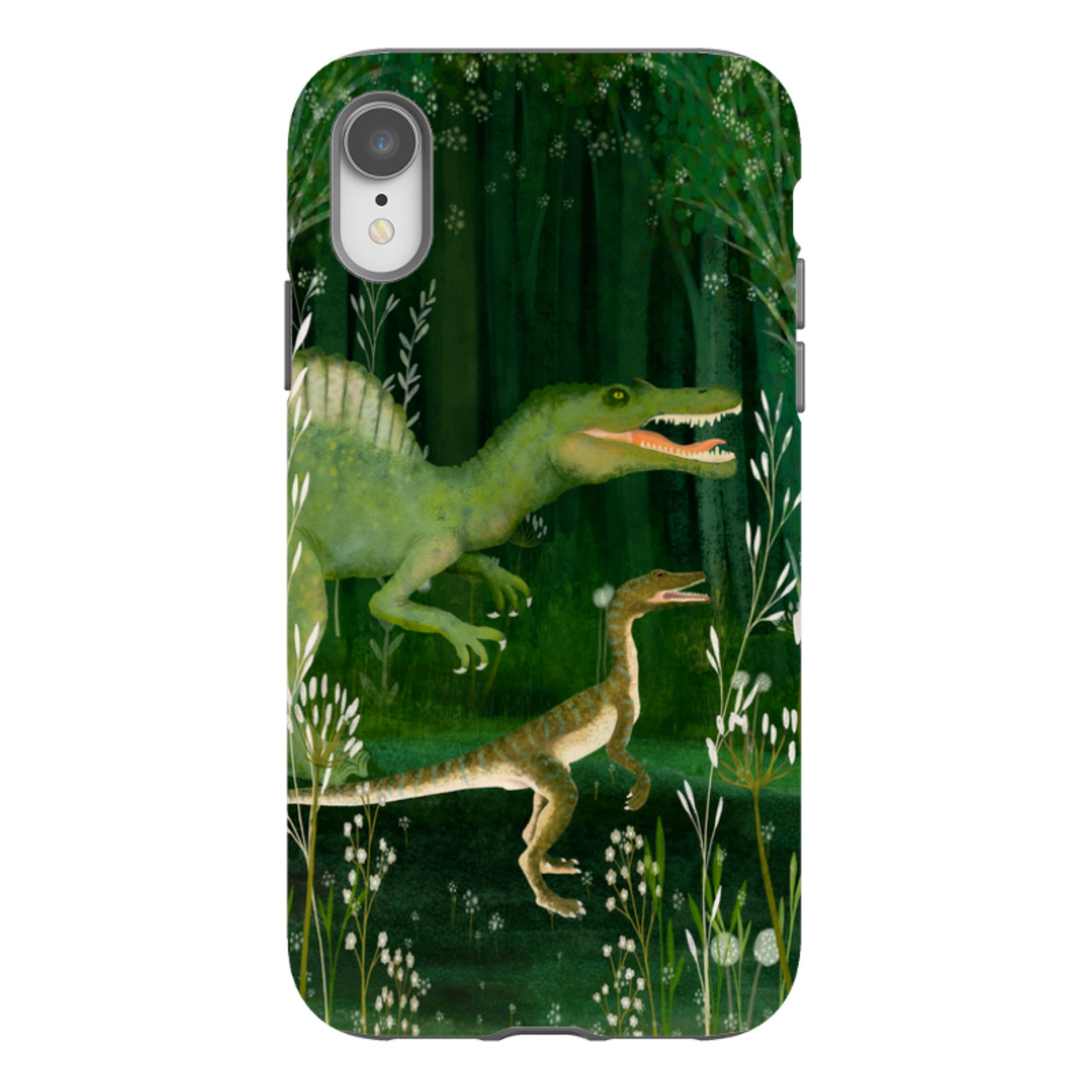 iPhone Tough Case - Dino Park II By Katherine Quinn