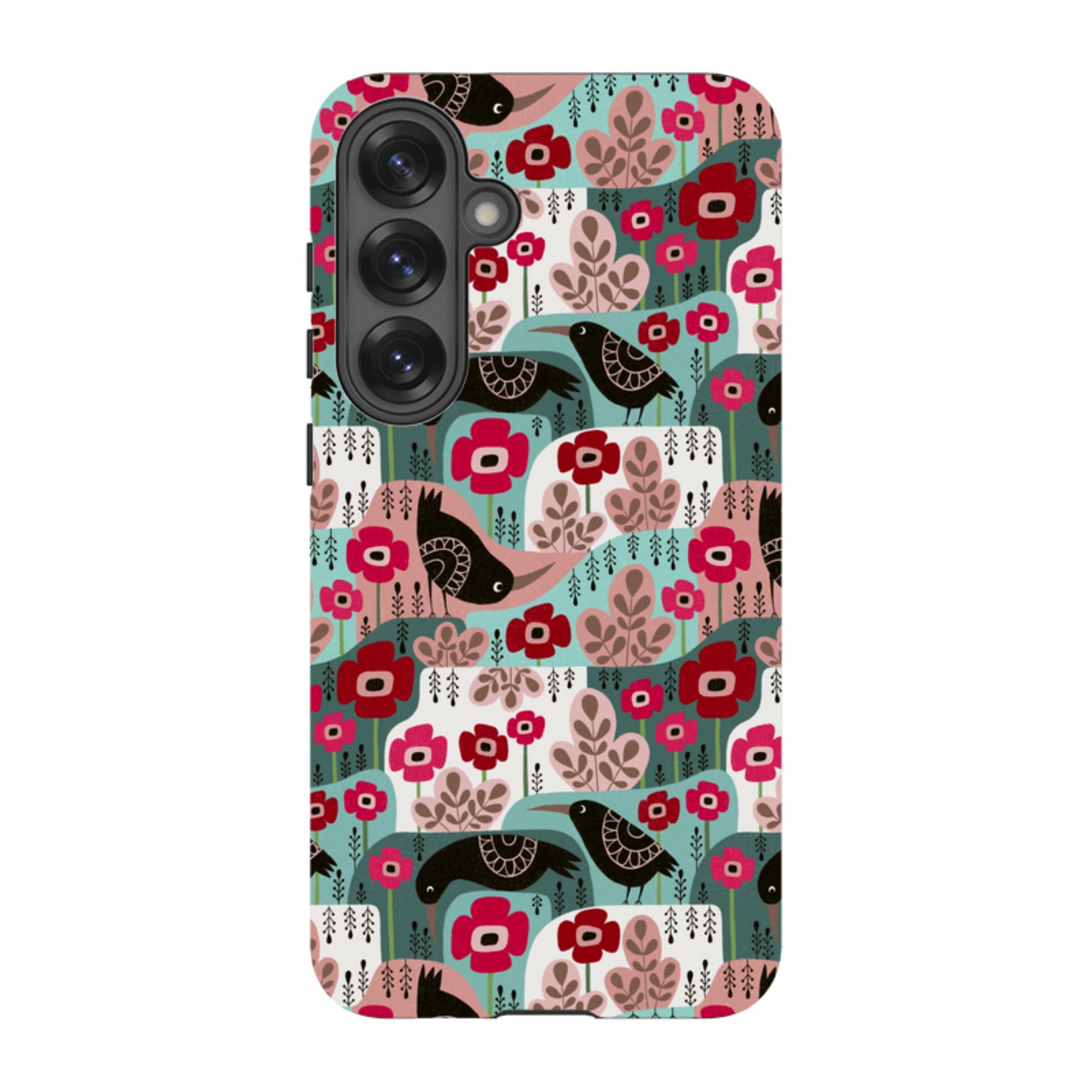 Samsung Tough Case - Poppies And Crow By Suzy Taylor