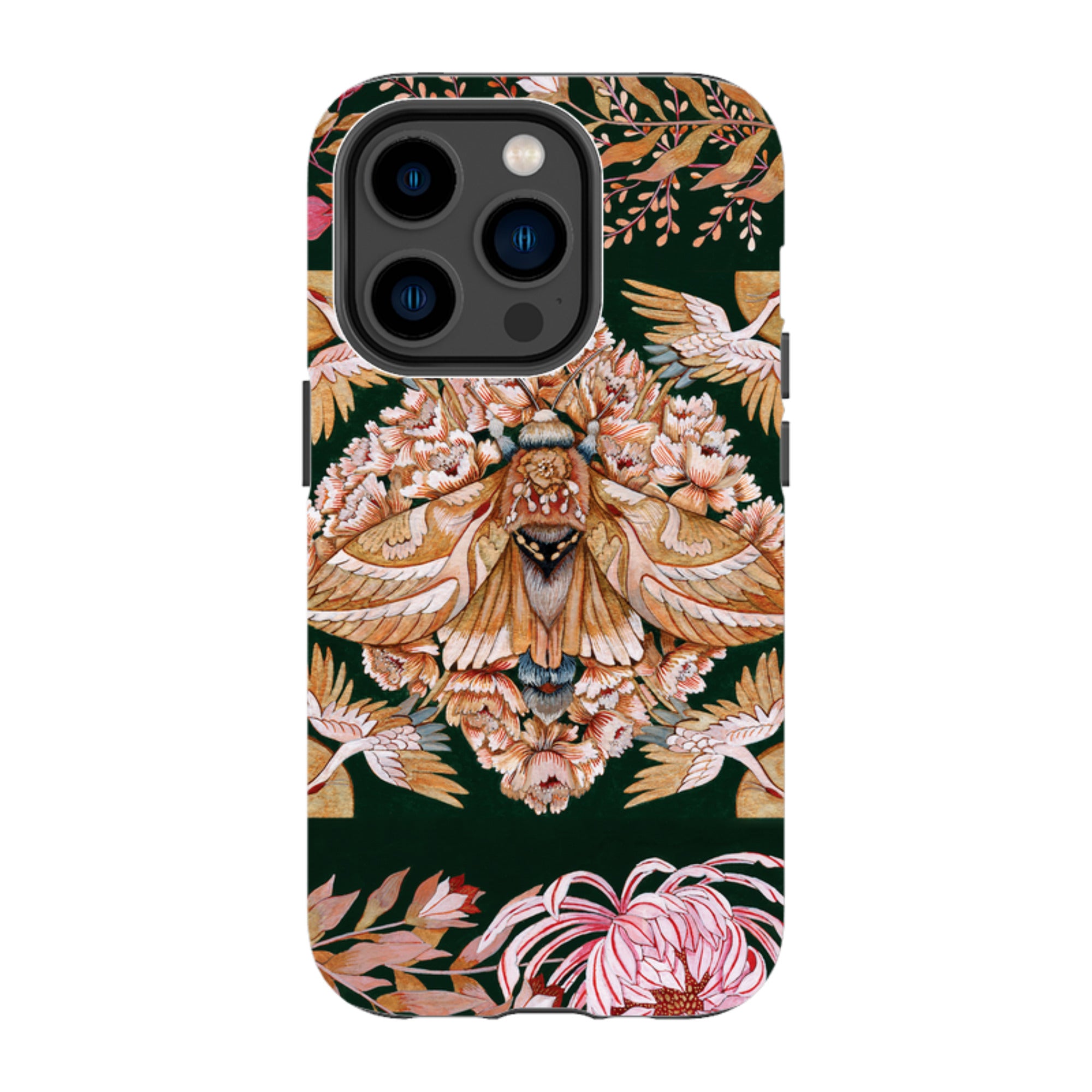 iPhone MagSafe Tough Case -  Golden Moth By Maria Matos