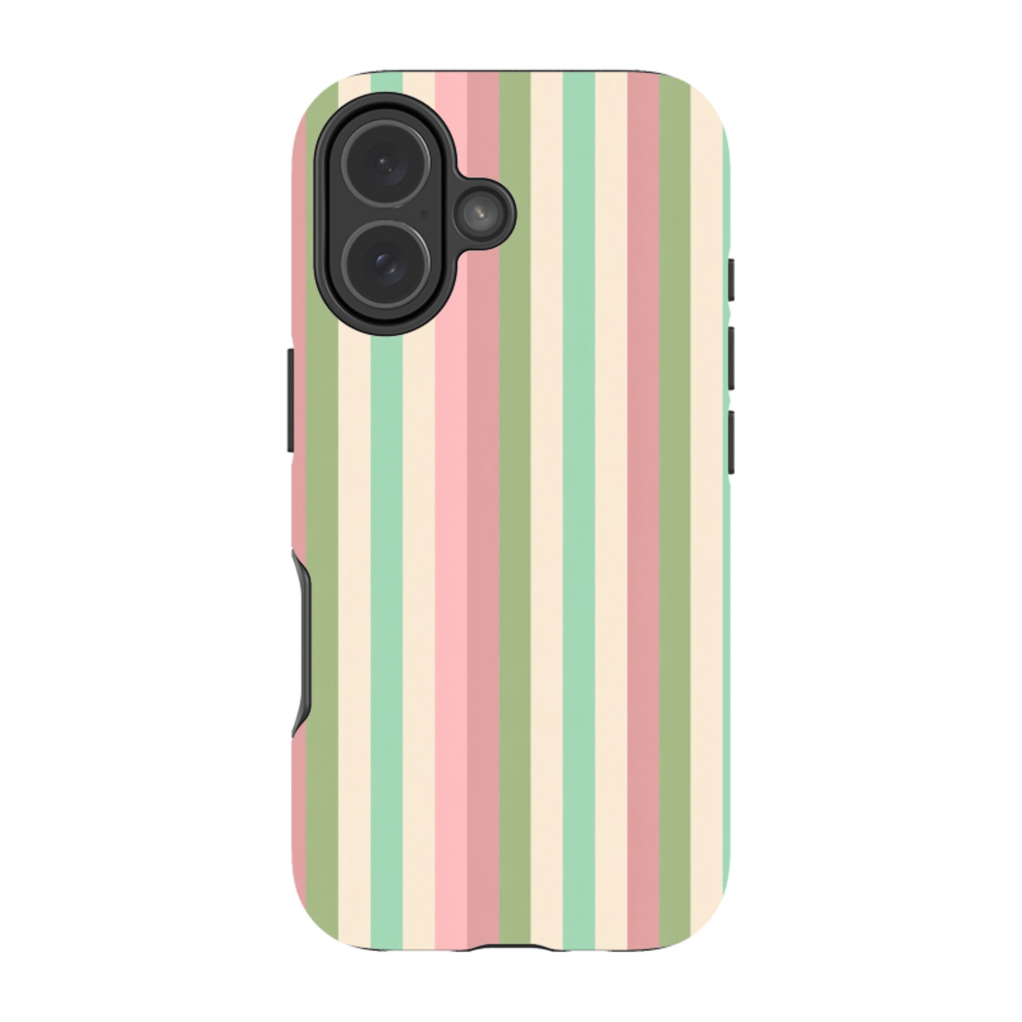 iPhone Tough Case - Pastel Stripe