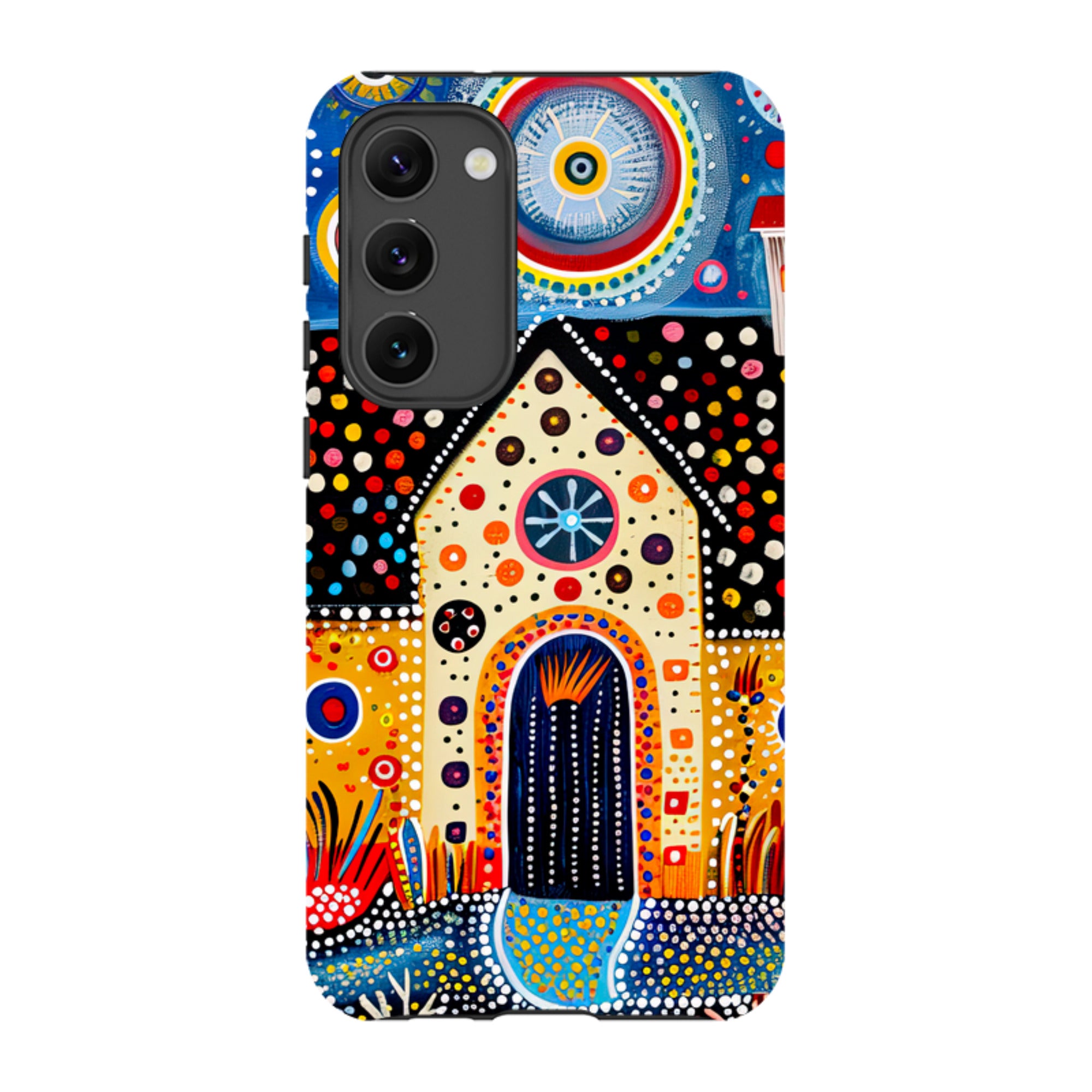 Samsung Tough Case - Folk Art House IX
