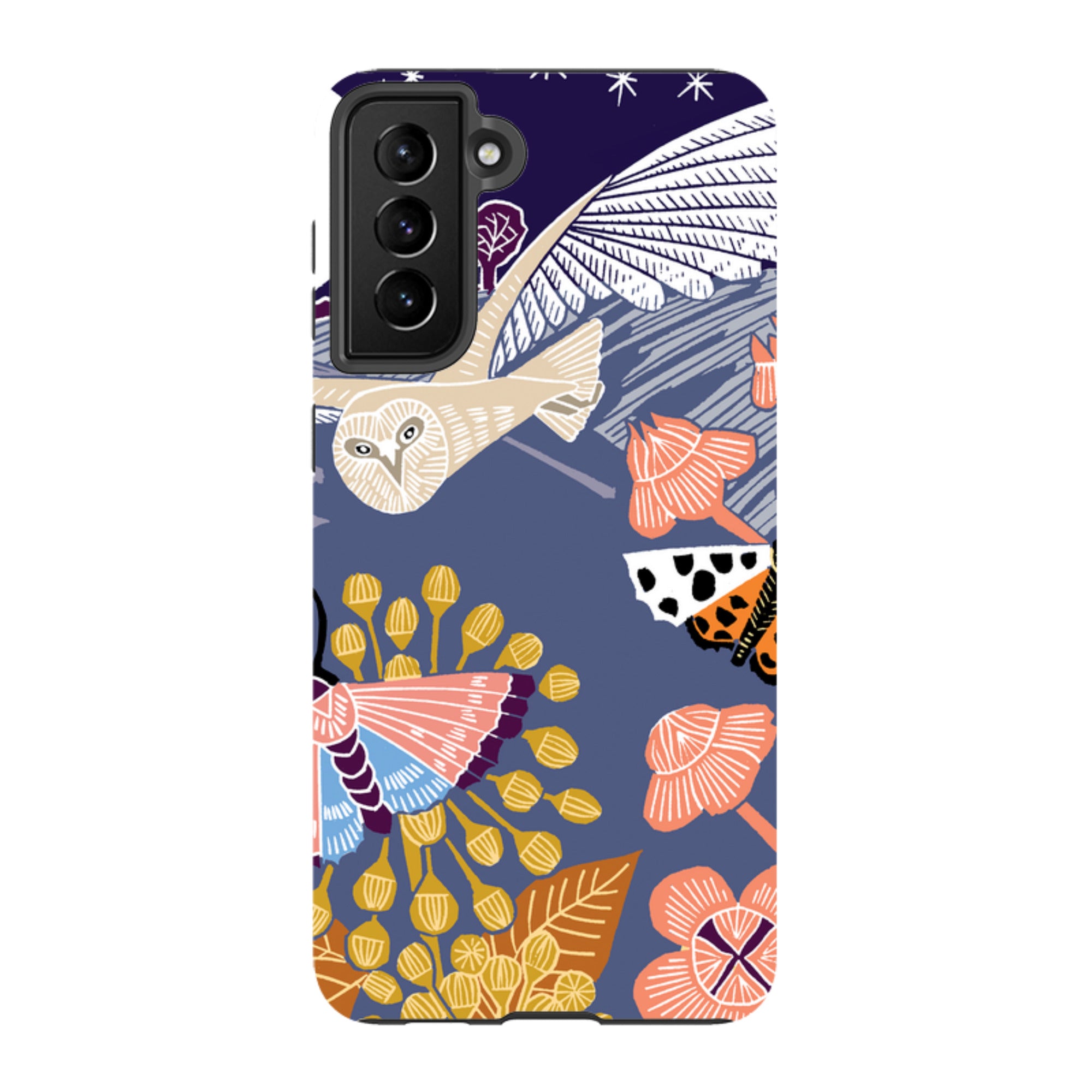 Samsung Tough Case - Evening Barn Owl By Kate Heiss