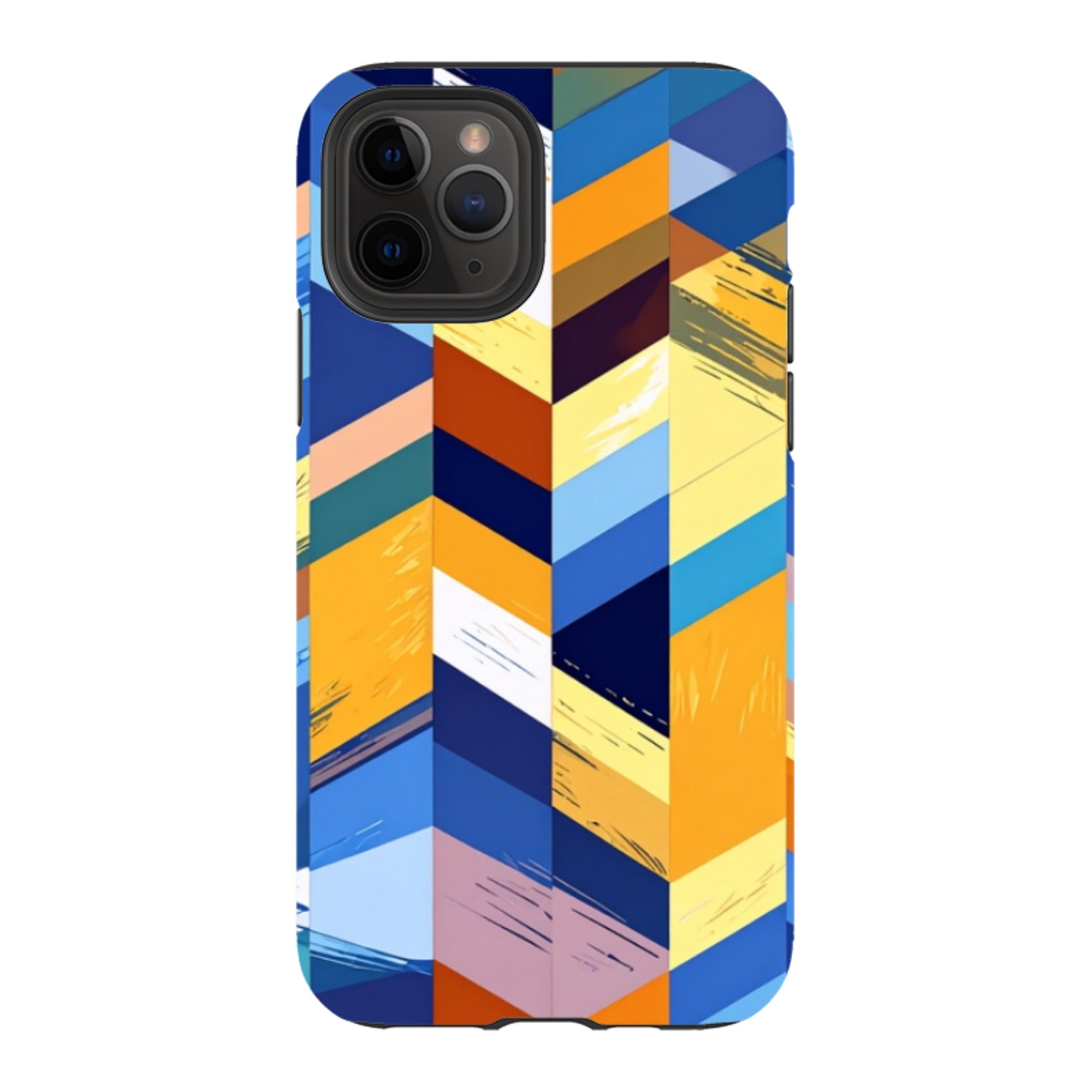 iPhone Tough Case - Technicolor Stripes