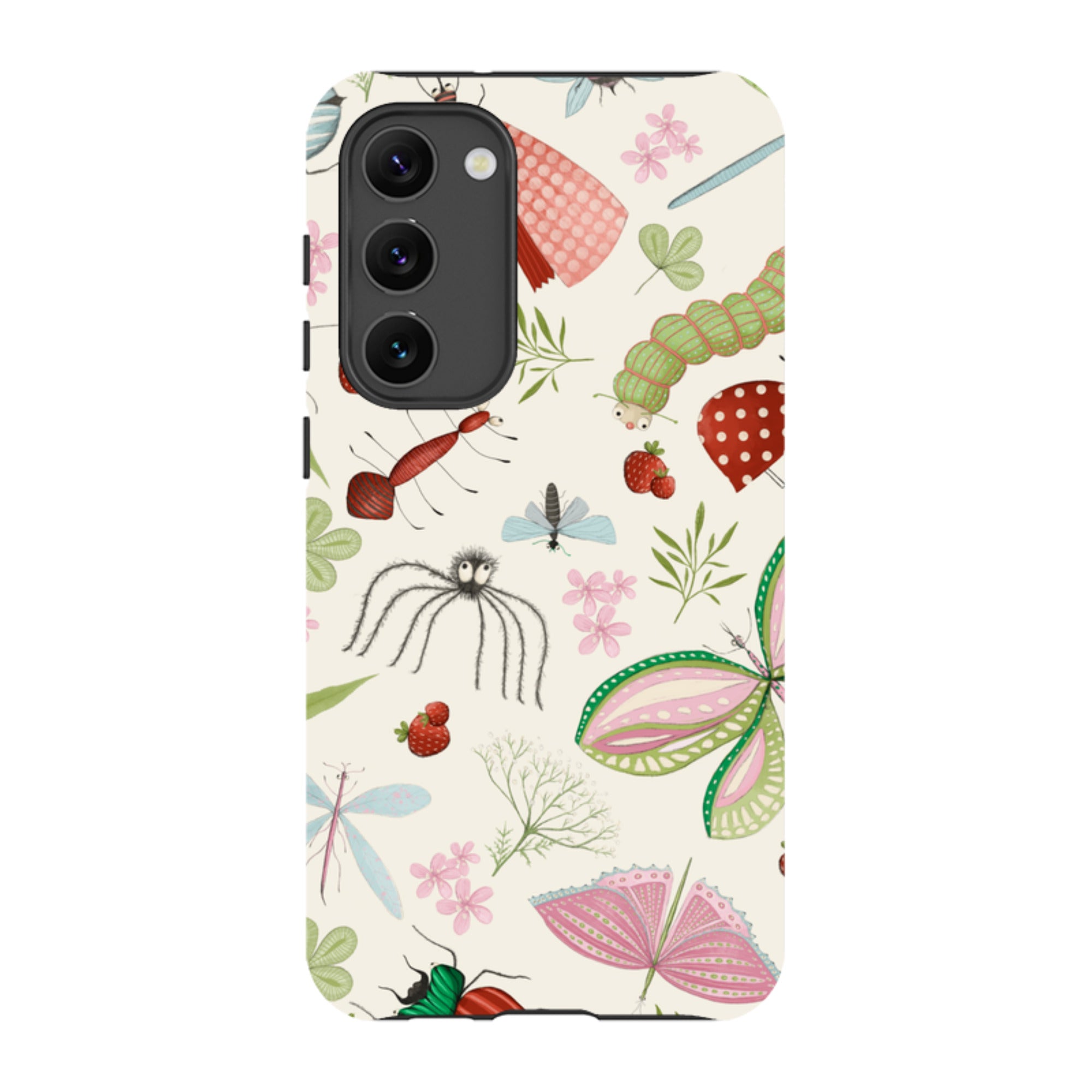 Samsung Tough Case - Insects Pattern By Maja Lindberg