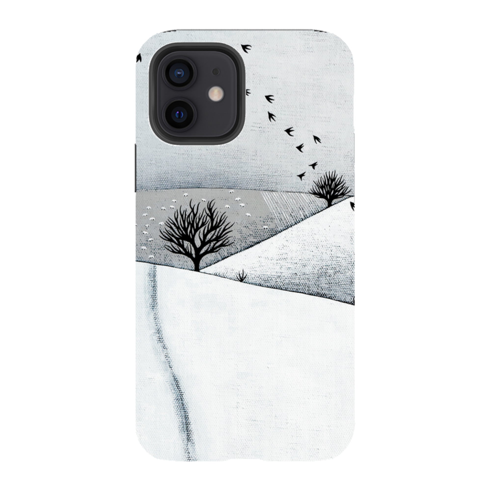 iPhone Tough Case - Snowy Landscape By Natasha Newton