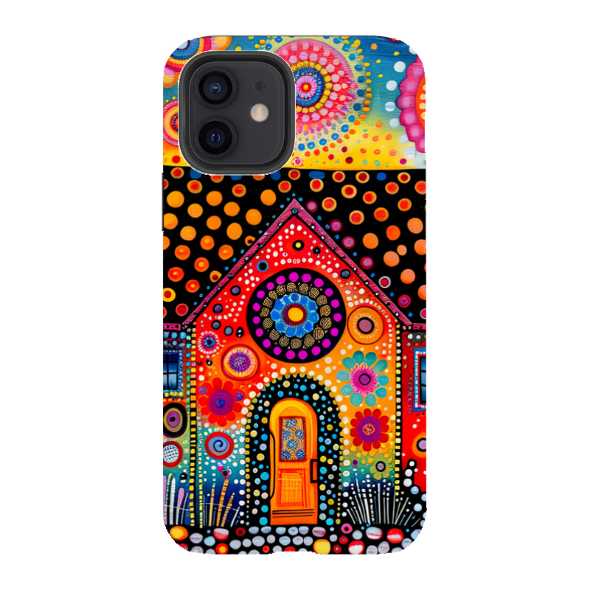 iPhone Case - Folk Art House IV