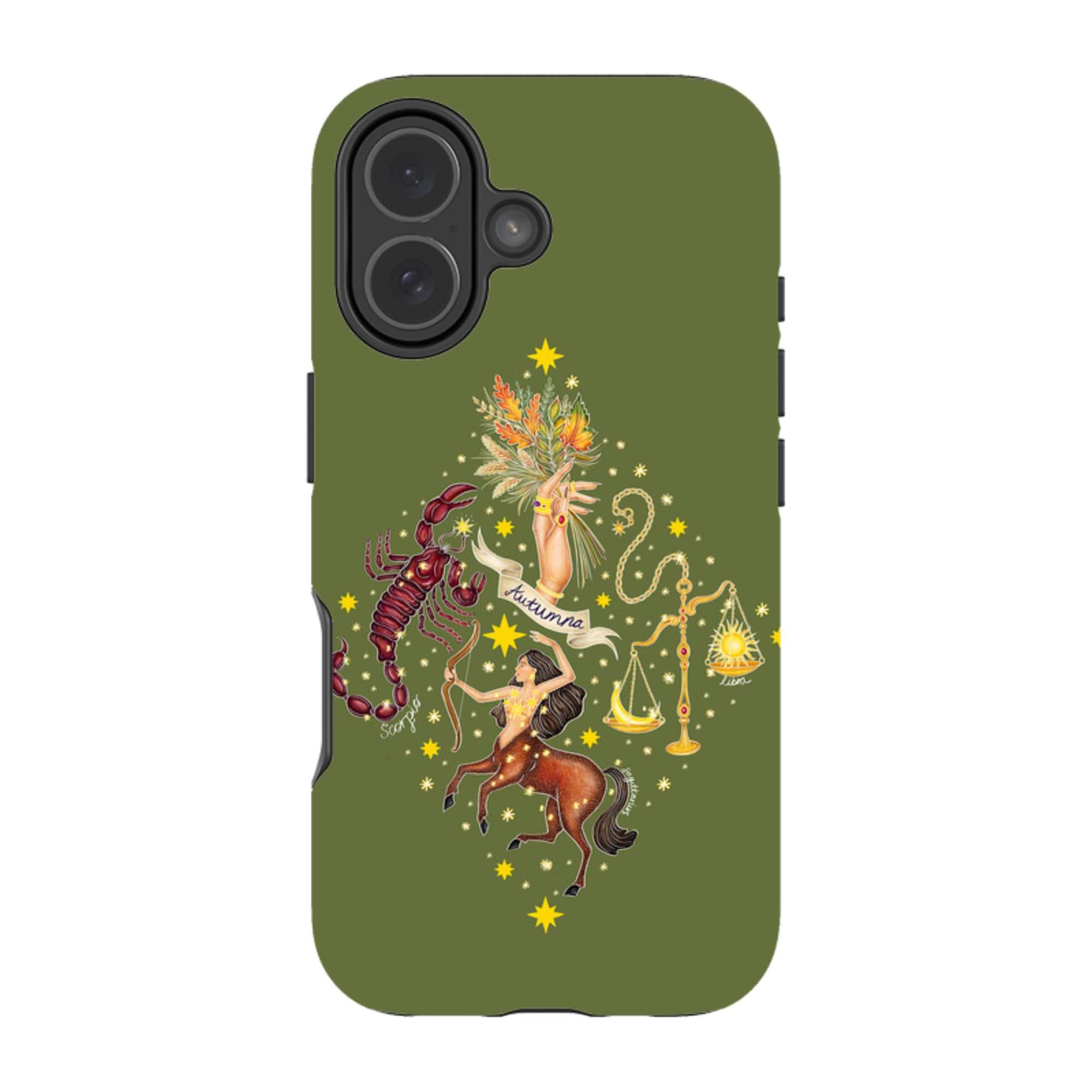 iPhone MagSafe Tough Case - Autumn Zodiac By Catherine Rowe