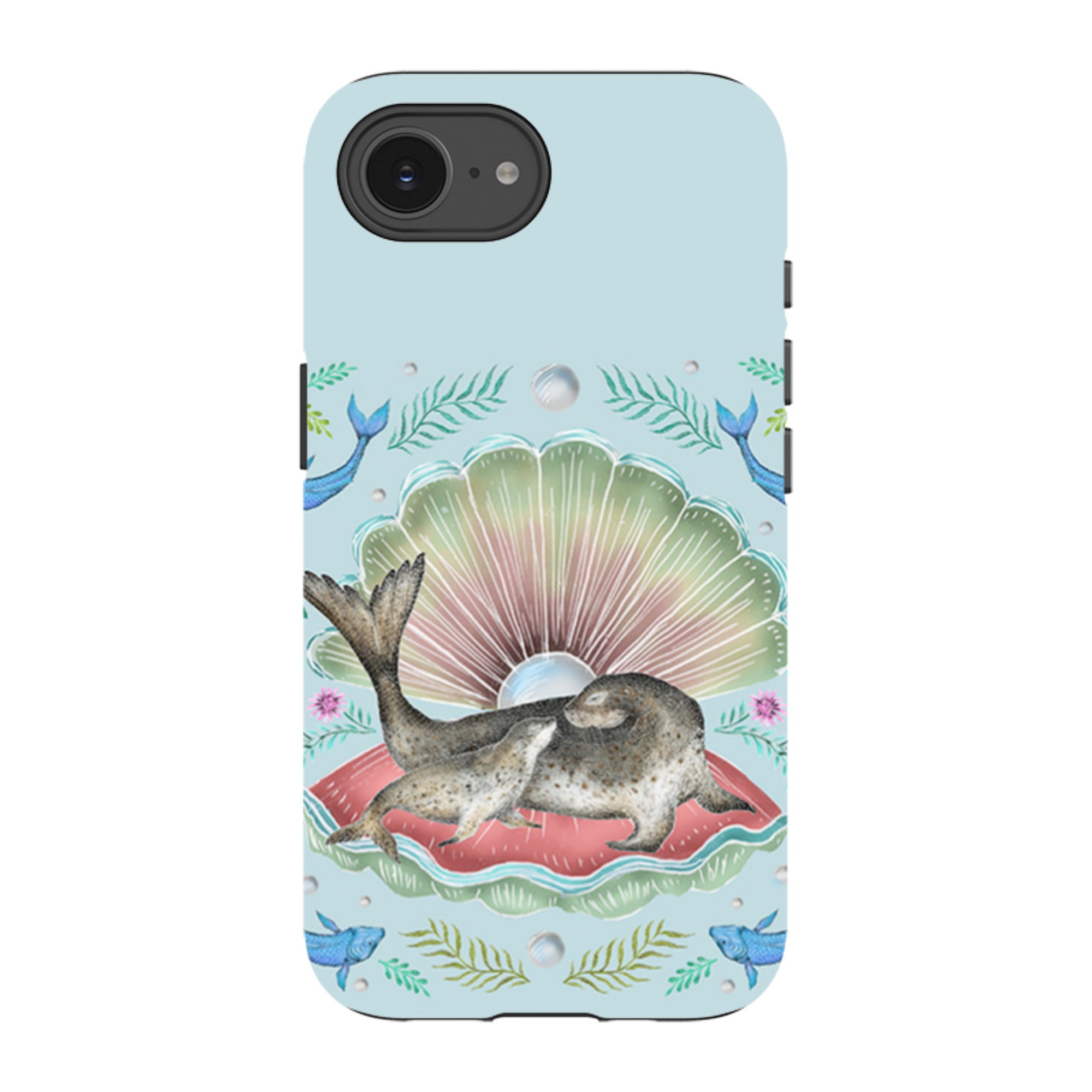 iPhone Tough Case - Seals In Shell By Catherine Rowe