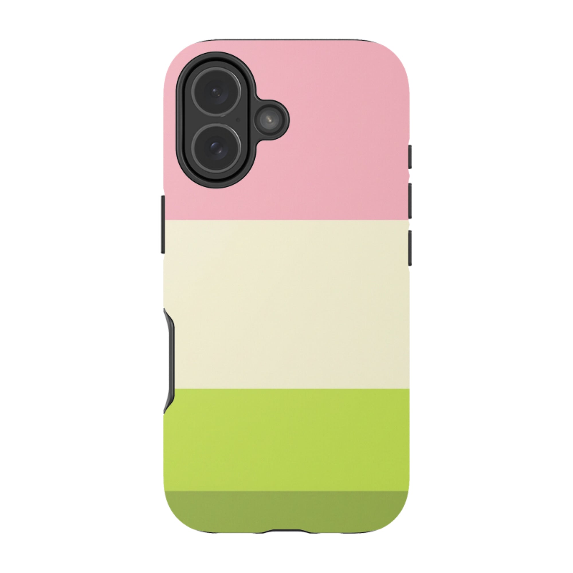 iPhone Tough Case - Pink & Sage Green