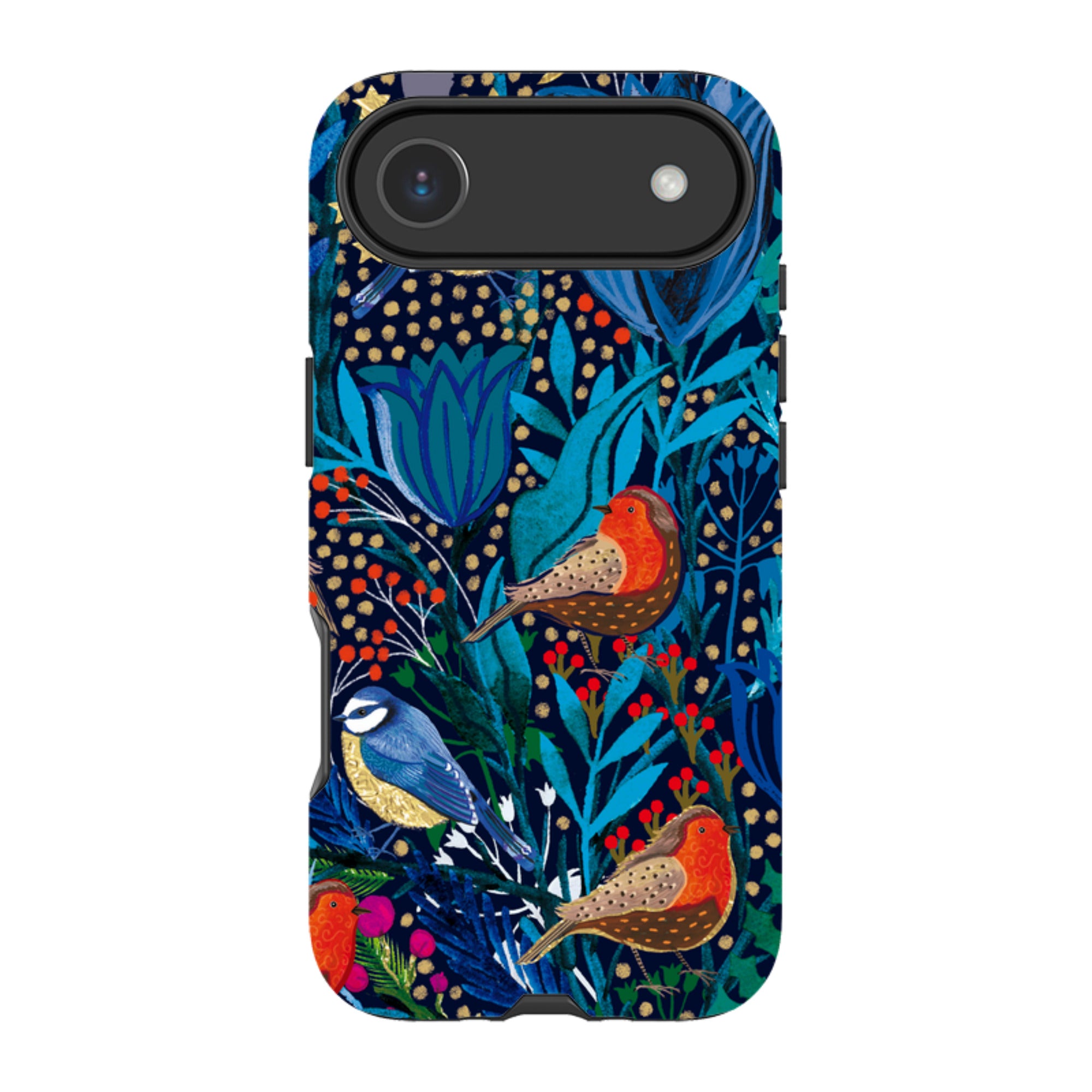 iPhone MagSafe Tough Case - Xmas Robin IV By Emma Frances Grant