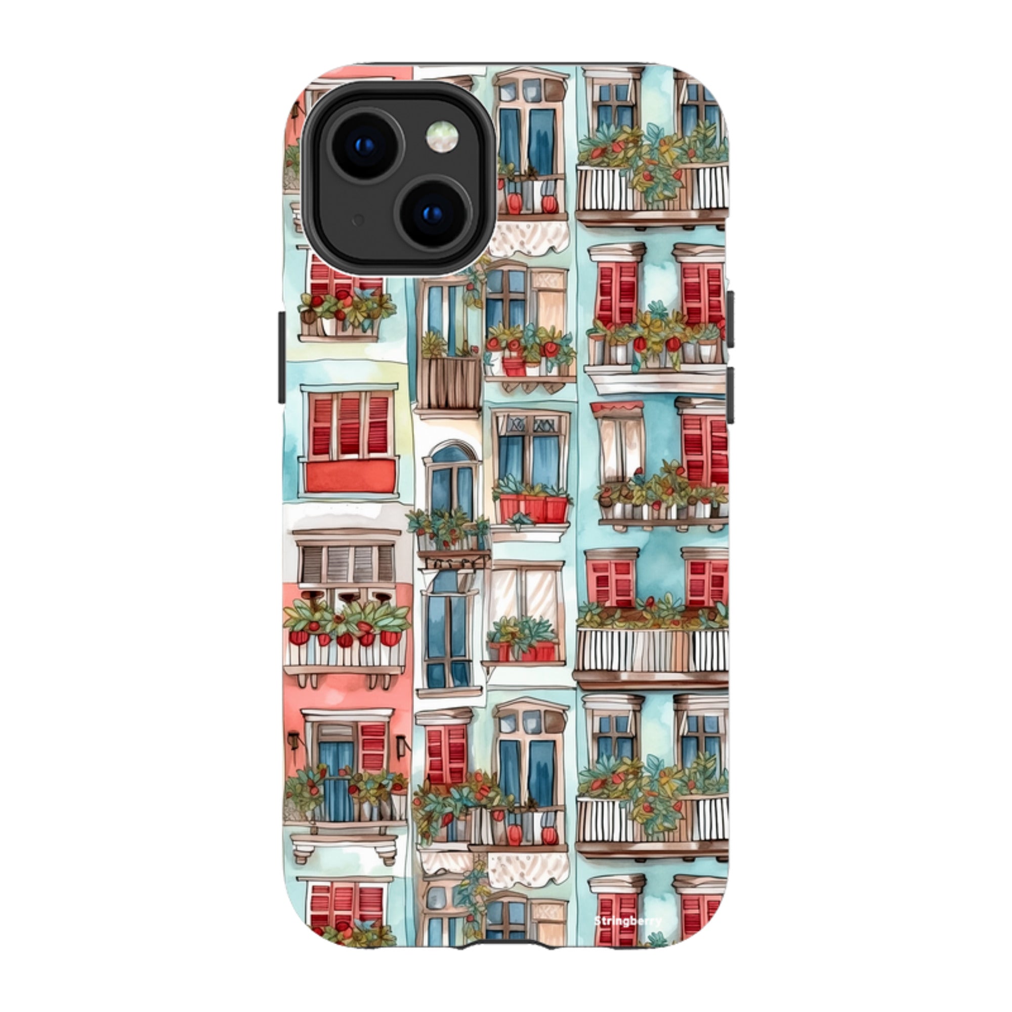 iPhone Tough Case - Floral Balcony