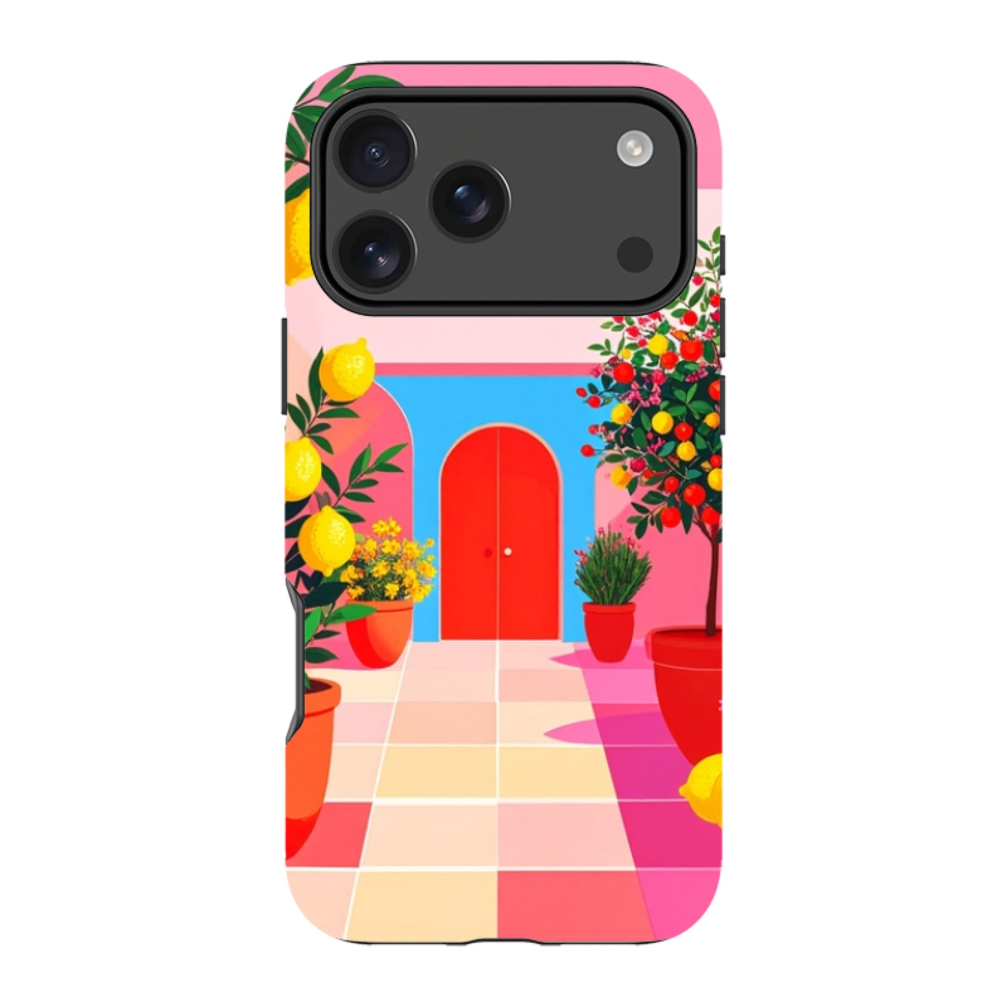 iPhone Tough Case - Red Garden
