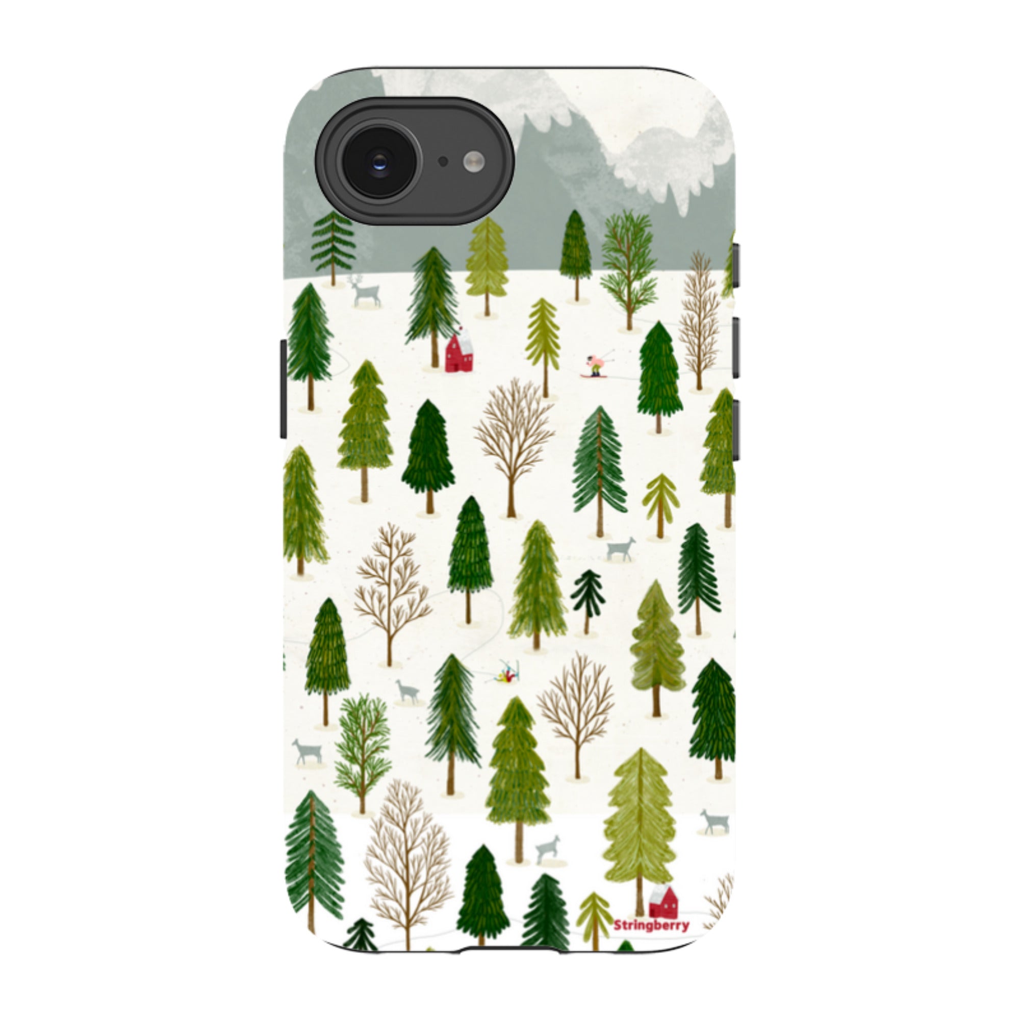 iPhone Tough Case - Winter Landscape III By Katherine Quinn