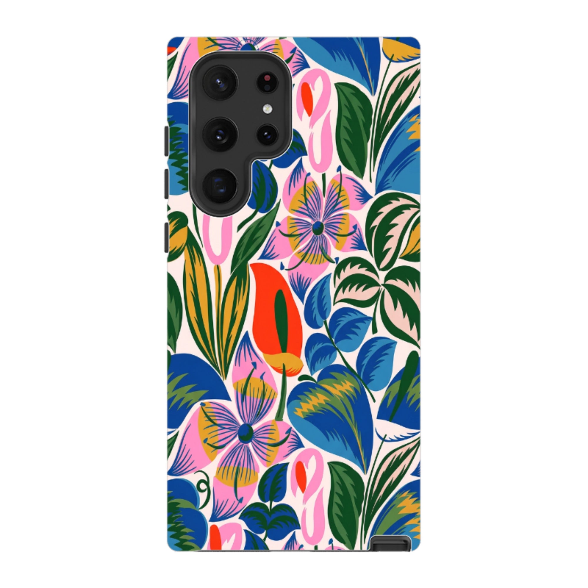 Samsung Tough Case - Retro Tropical Floral