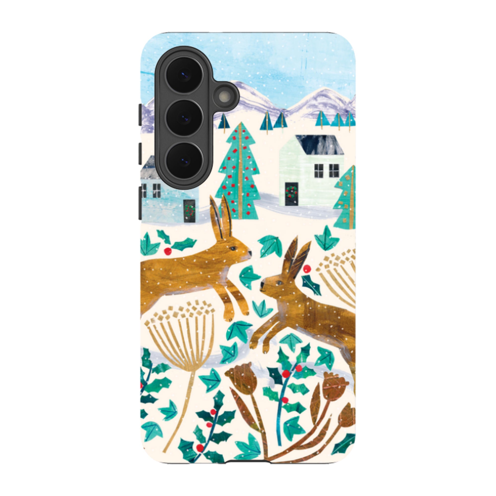 Samsung Tough Case - Xmas Hare By Tracey English