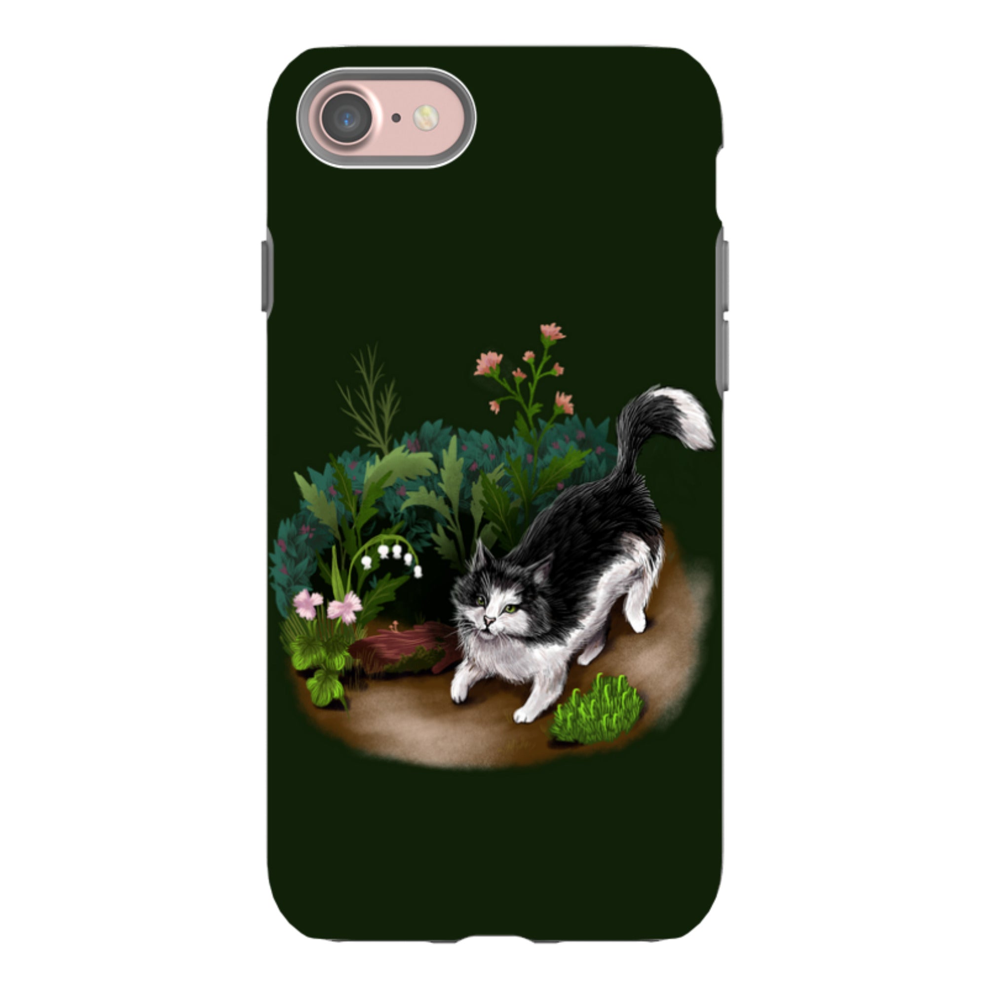 iPhone Tough Case - Munchkin Cat By Anna Stead
