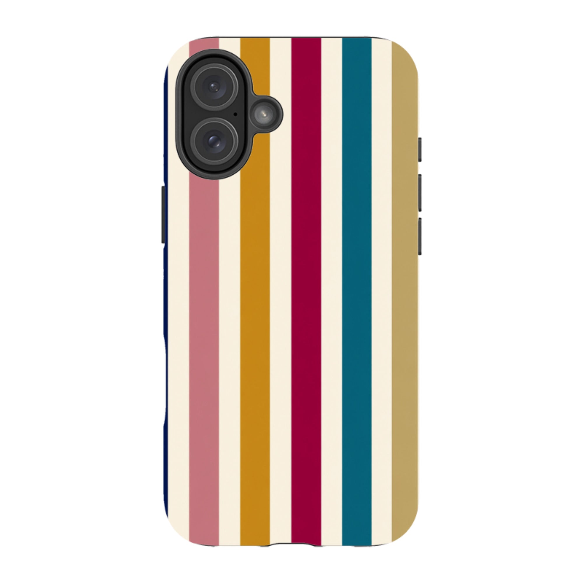 iPhone MagSafe Tough Case - Mustard Gold Stripe