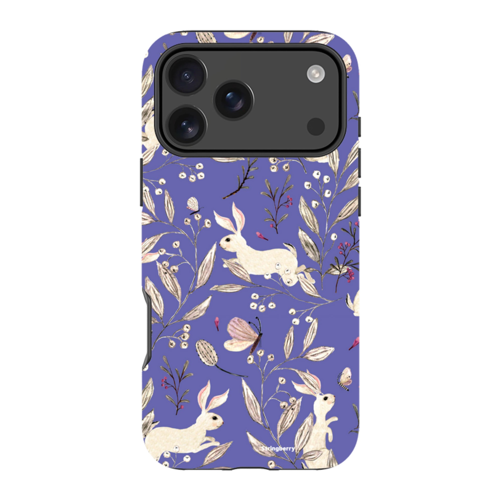 iPhone MagSafe Tough Case - Bunnies Periwinkle By Katherine Quinn