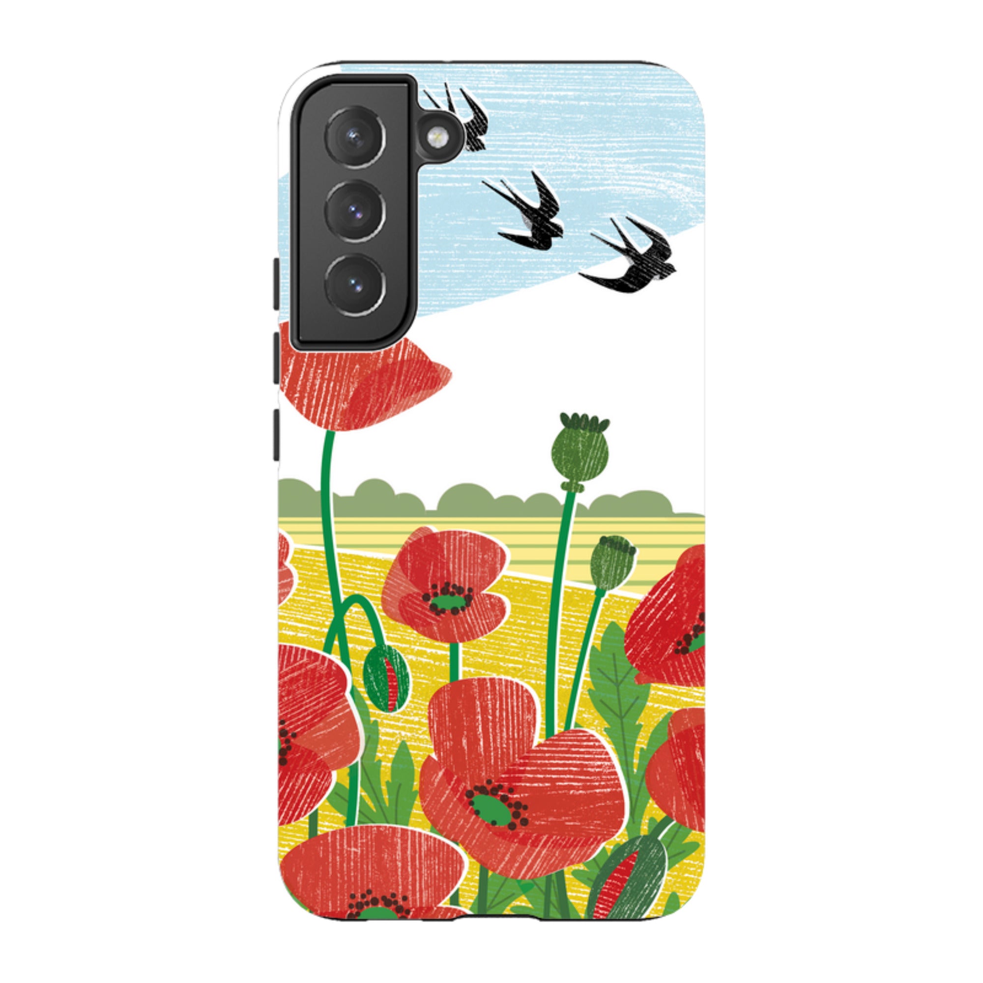 Samsung Tough Case - Poppy Fields By Liane Payne