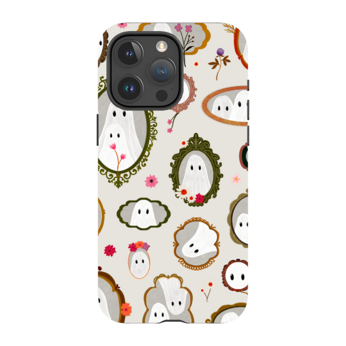 iPhone Tough Case - Framed Ghosts - Stone By Katherine Quinn