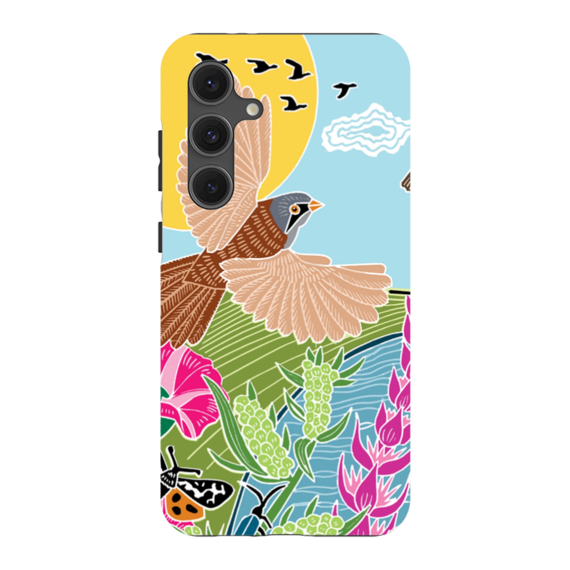 Samsung Tough Case - Bearded Tits By Kate Heiss