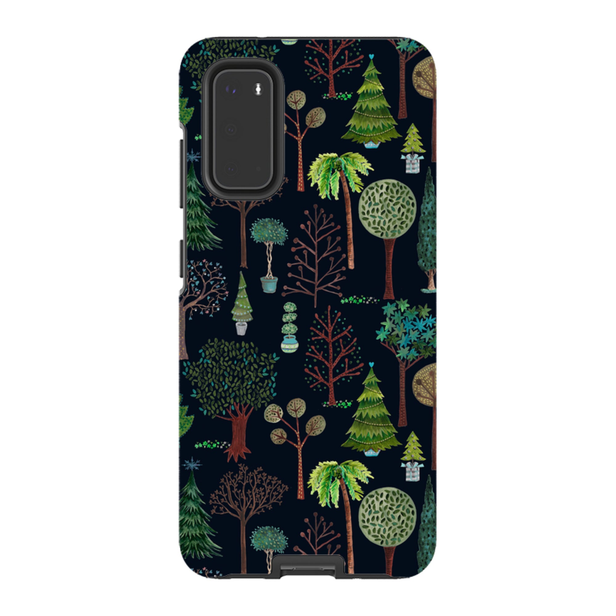 Samsung Tough Case - Xmas Trees Dark By Caroline Bonne Muller