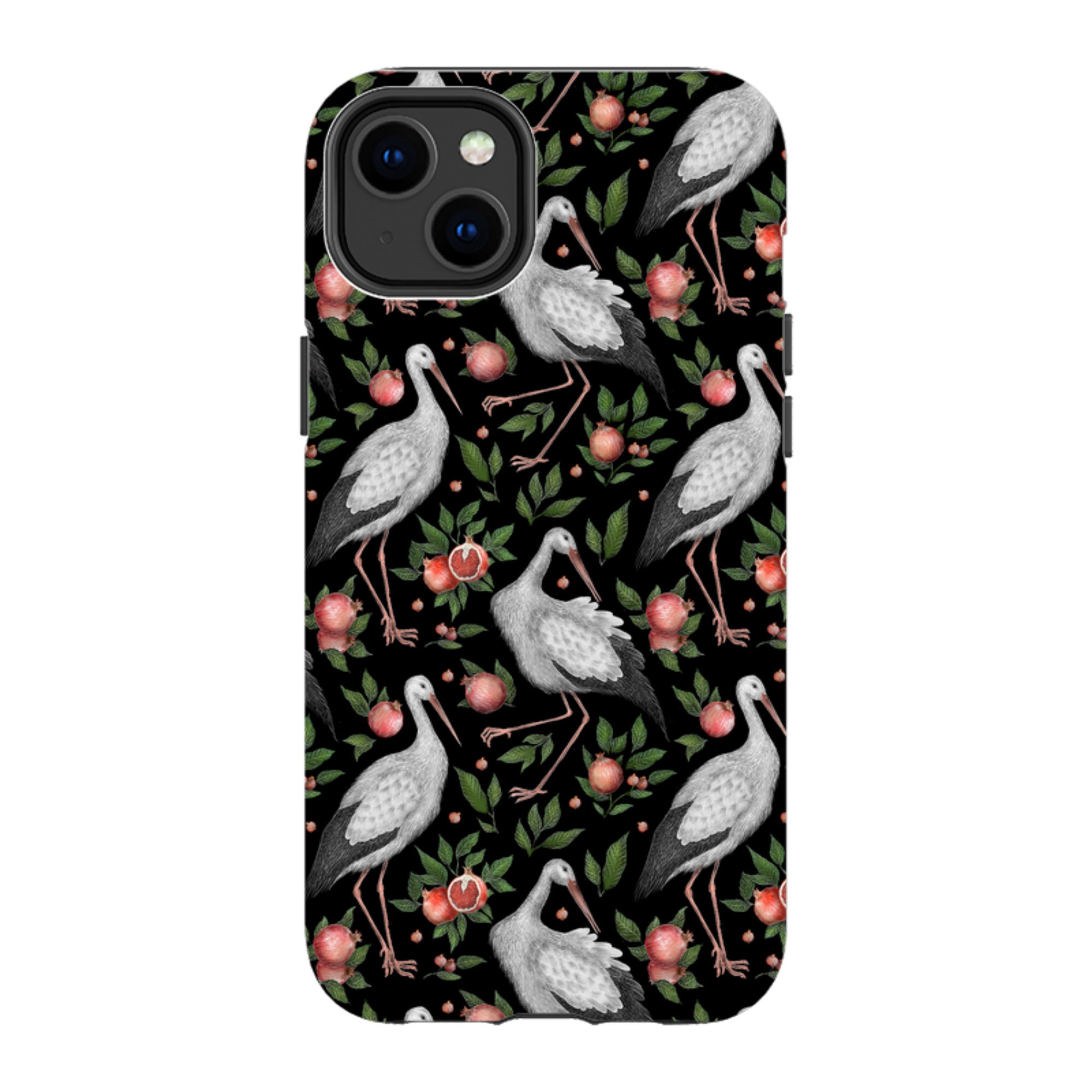 iPhone Tough Case - Stork Pattern By Catherine Rowe