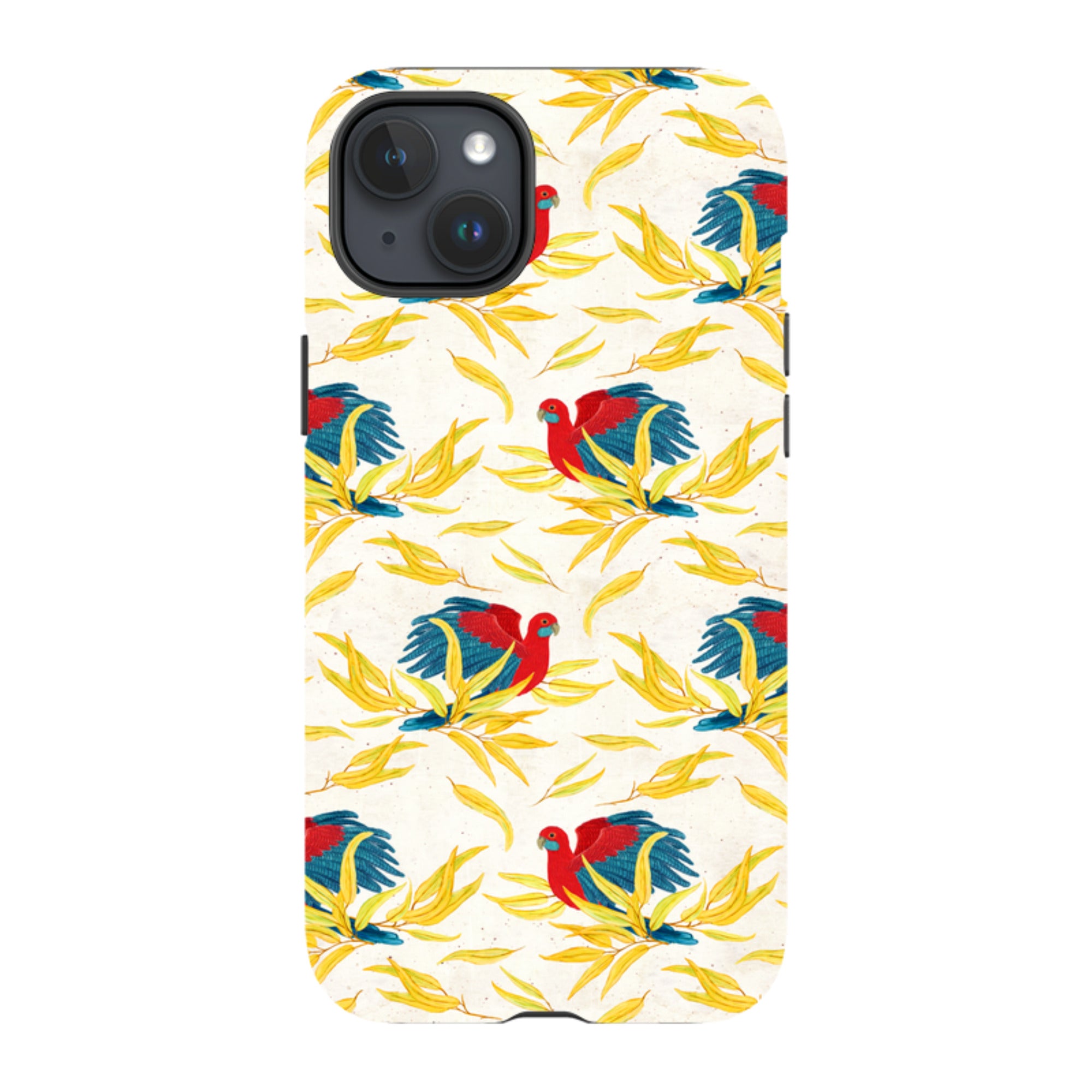 iPhone Tough Case - Crimson Rosella By Katherine Quinn