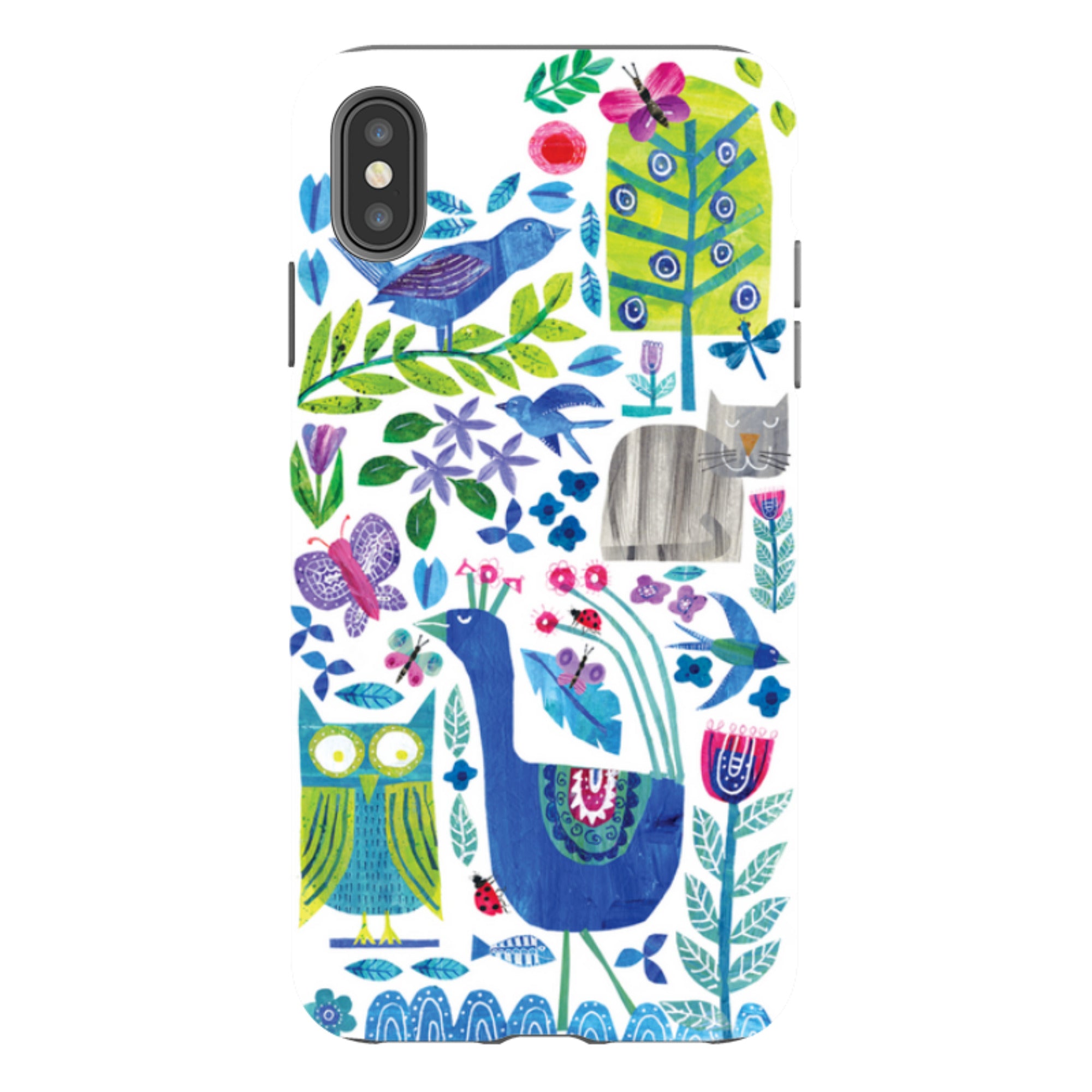 iPhone Tough Case - Back Garden By Tracey English