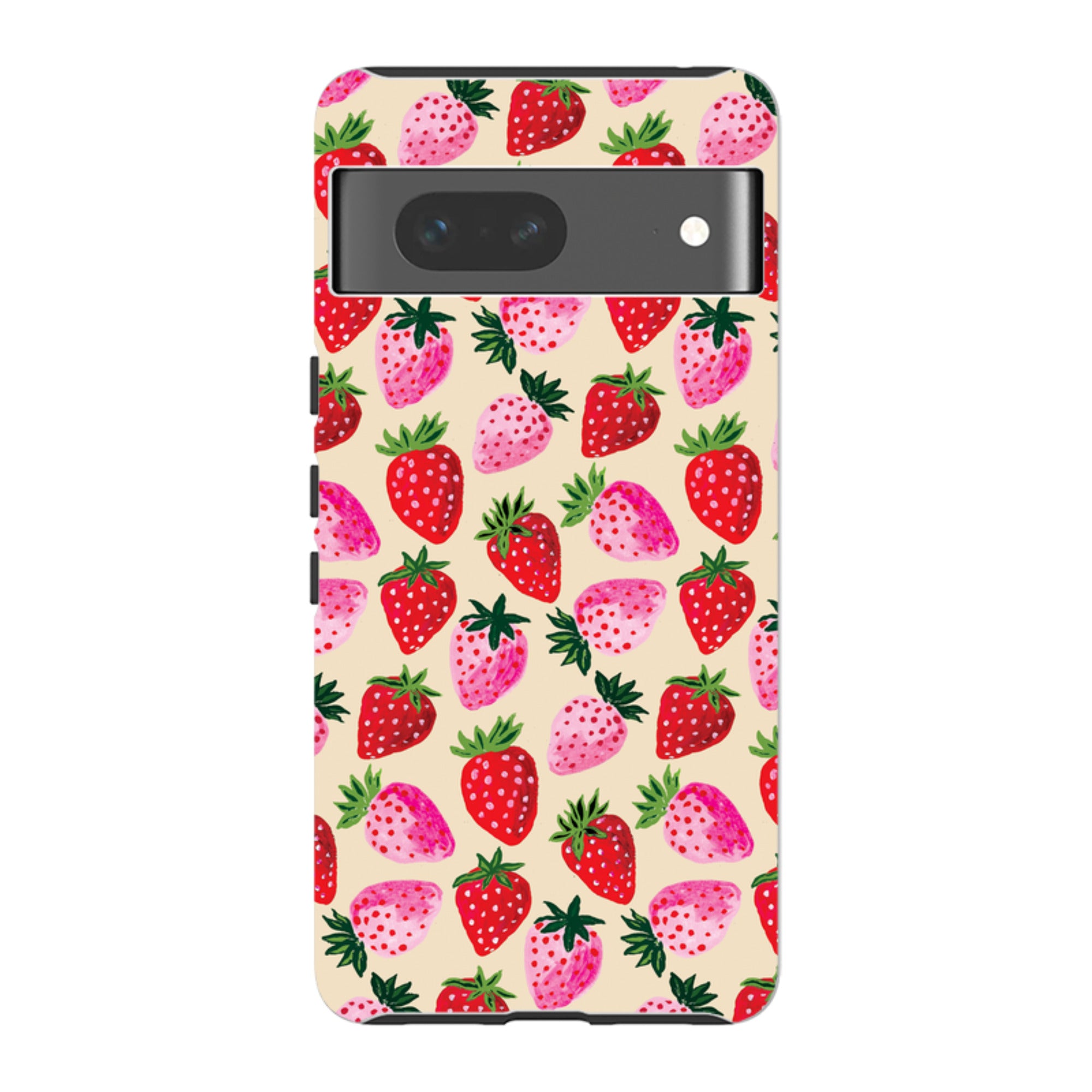 Google Tough Case - Strawberry Scatter Cream By Emma Frances Grant