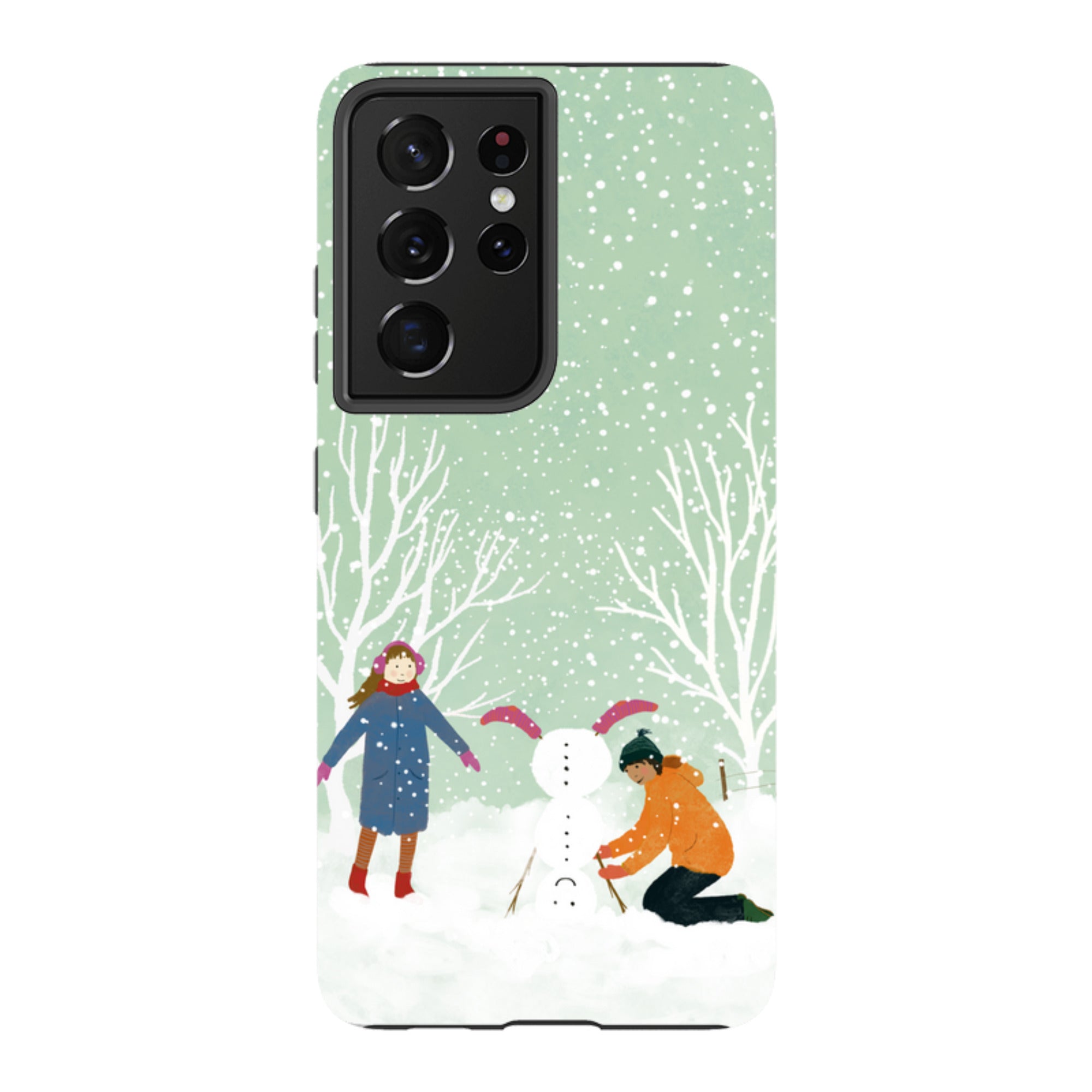 Samsung Tough Case - Snowball Building By Katherine Quinn