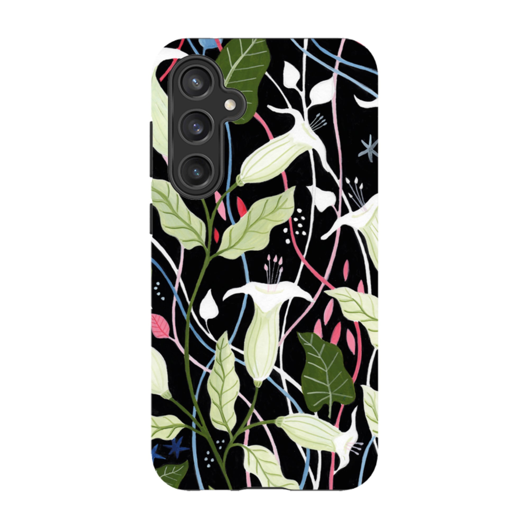 Samsung Tough Case - Trumpet Flowers By Bex Parkin