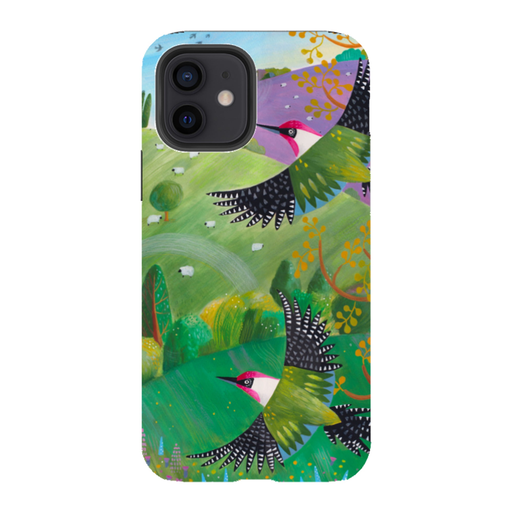 iPhone Tough Case - Woodpeckers By Bex Parkin