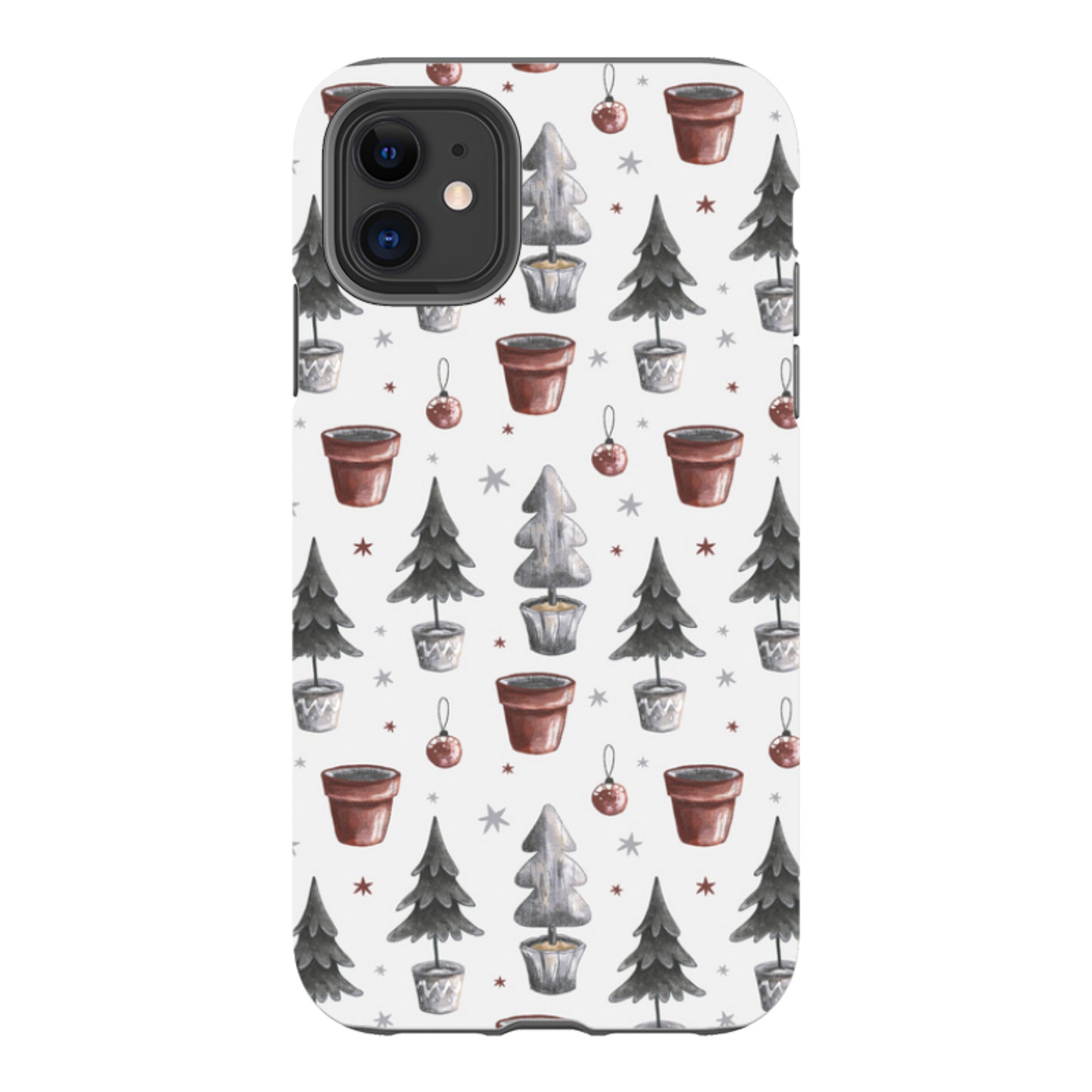 iPhone Tough Case - Xmas Tree Pattern